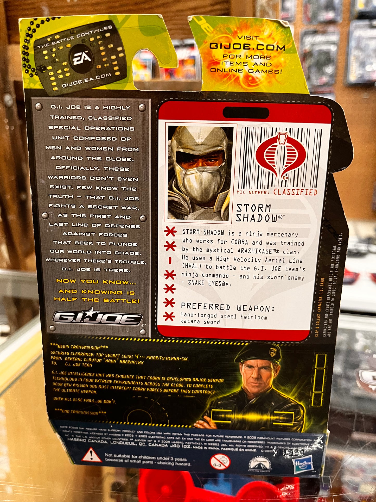 2009 G.I. Joe Rise Of Cobra - Storm Shadow Arctic Threat