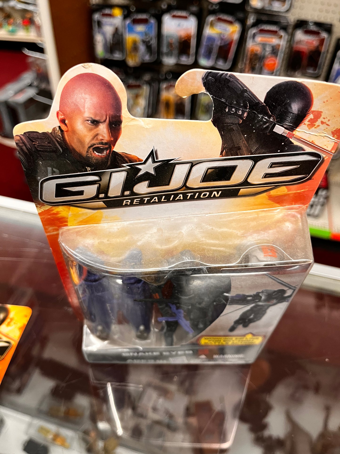 2012 GI Joe Snake Eyes ~ Retaliation Movie Hasbro Ninja Zip Line Action FIgure