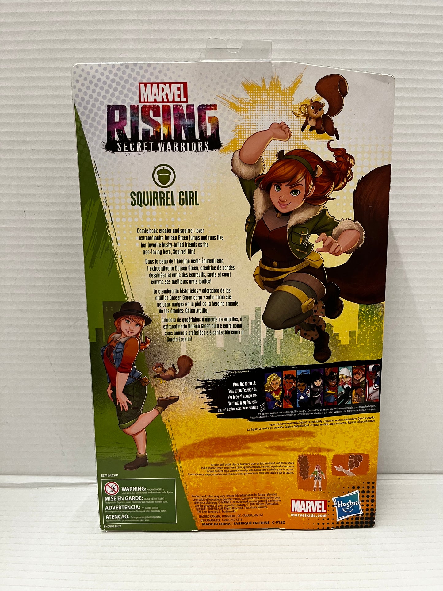 Squirrel Girl - Marvel Rising Secret Warriors Hasbro 11-inch Figure