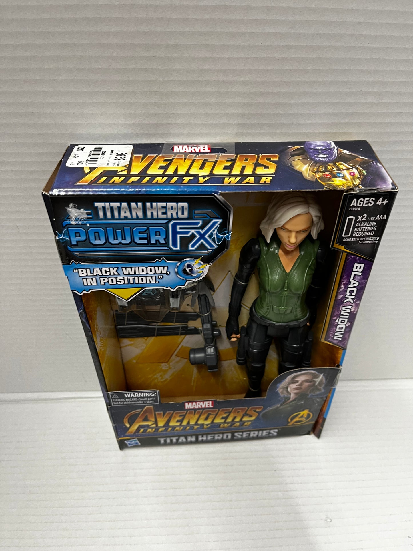 Marvel Infinity War Titan Hero Series Black Widow with Titan Hero Power FX Port