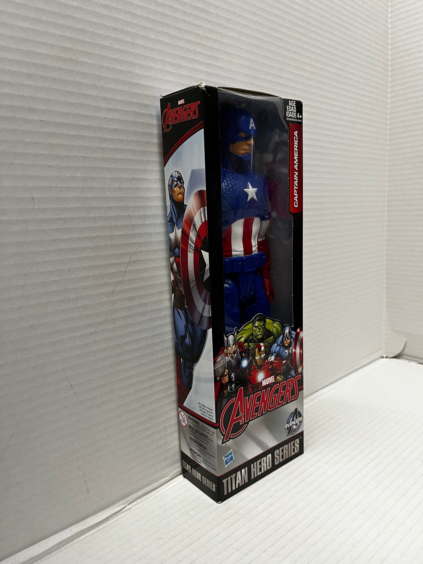 Captain America Marvel Avengers Titan Hero Series Hasbro 12” Action Figure