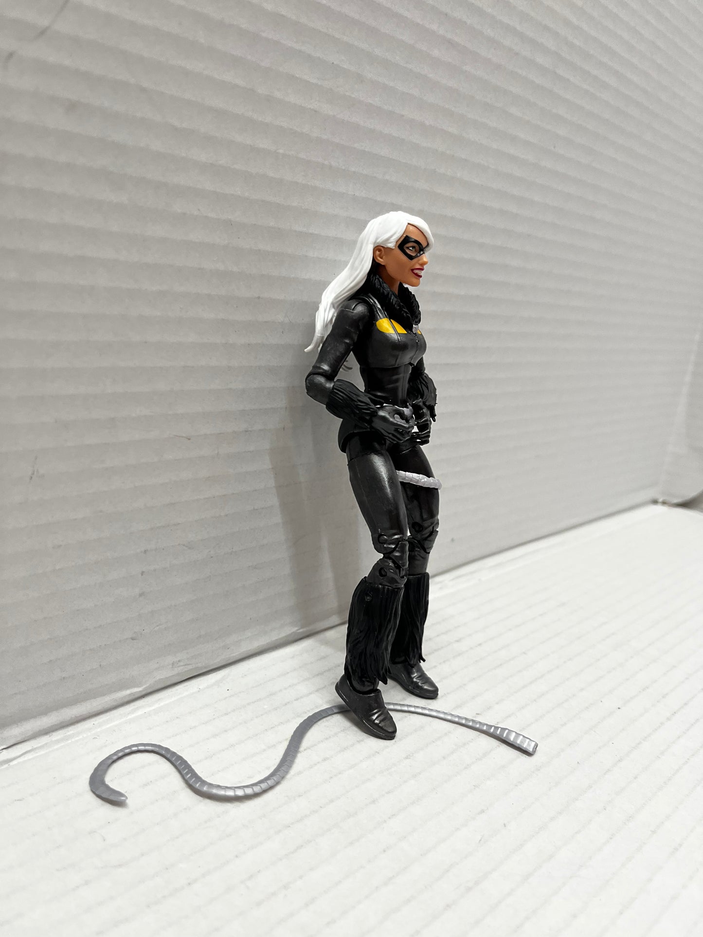Marvel Legends Black Cat 6" Figure Spider-Man Kingpin BAF Wave Hasbro Complete