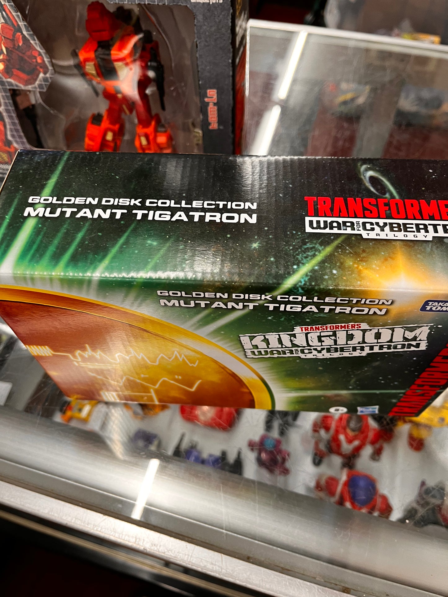 Transformers Kingdom War For Cybertron Golden Disc Mutant Tigatron Figure *Open*