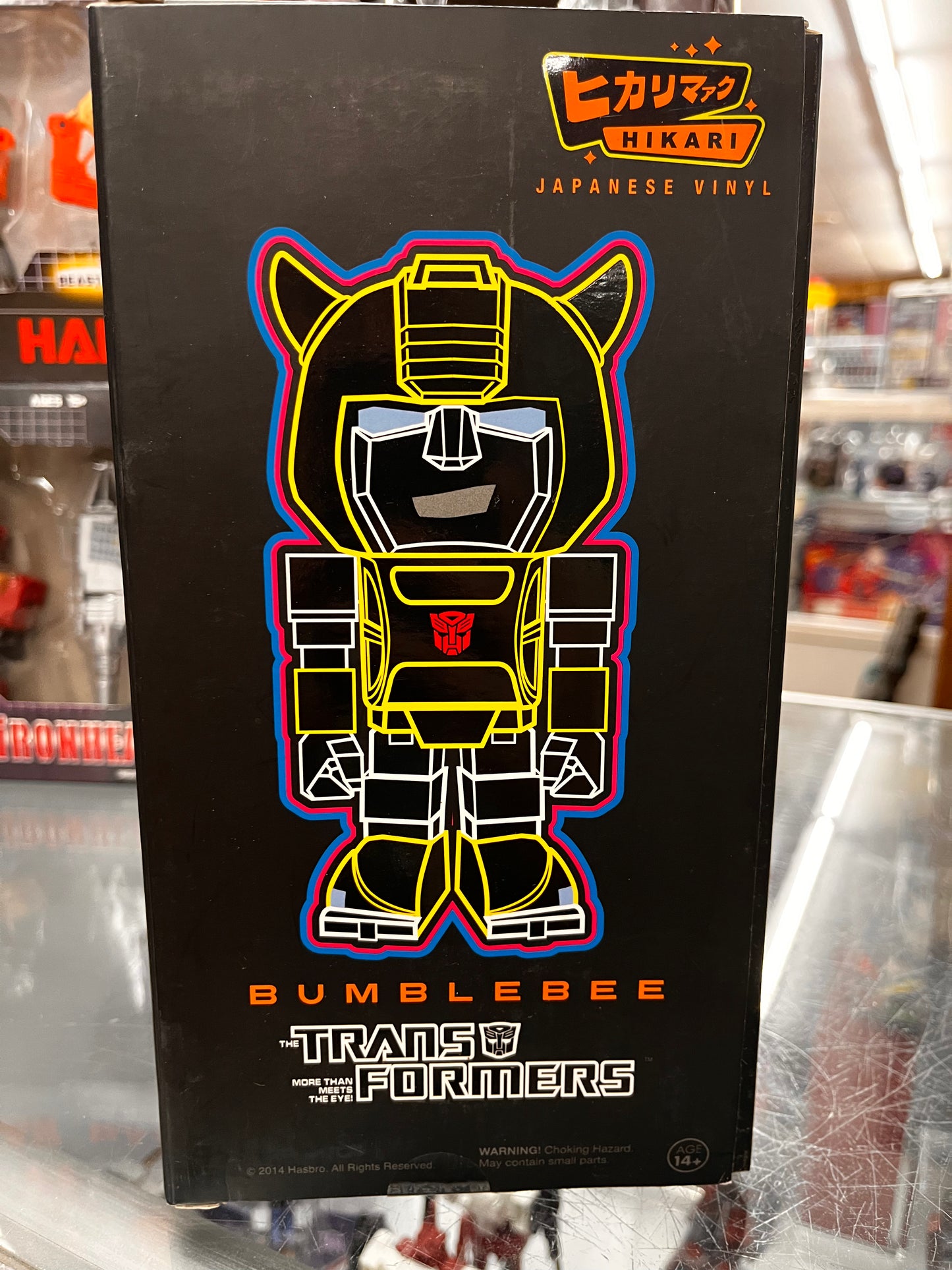 Hikari Japanese Vinyl Transformers Bumblebee Gold Variant Limited Edition