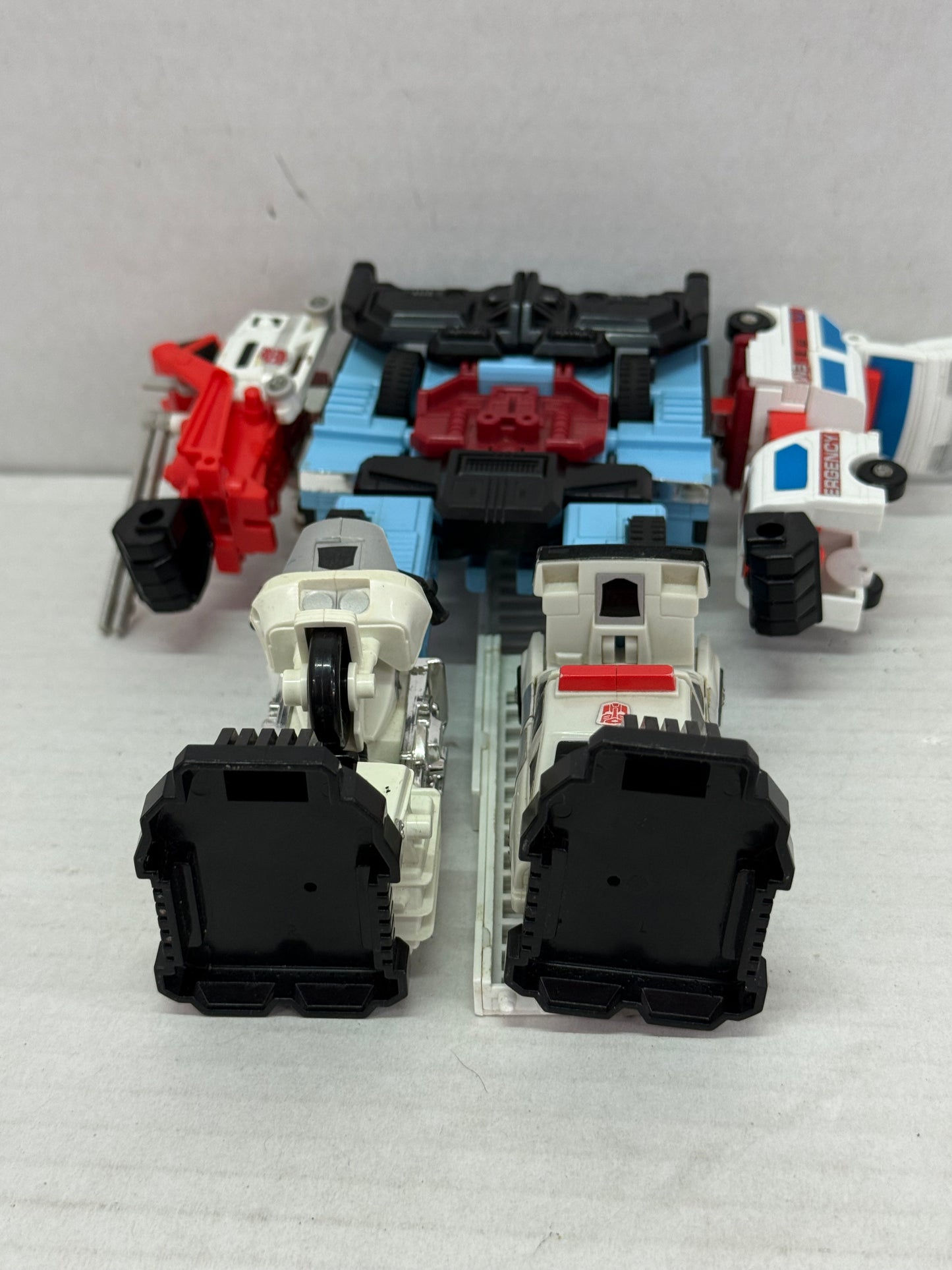 Transformers G1 Defensor Protectobots Vintage Almost Complete READ DETAIL