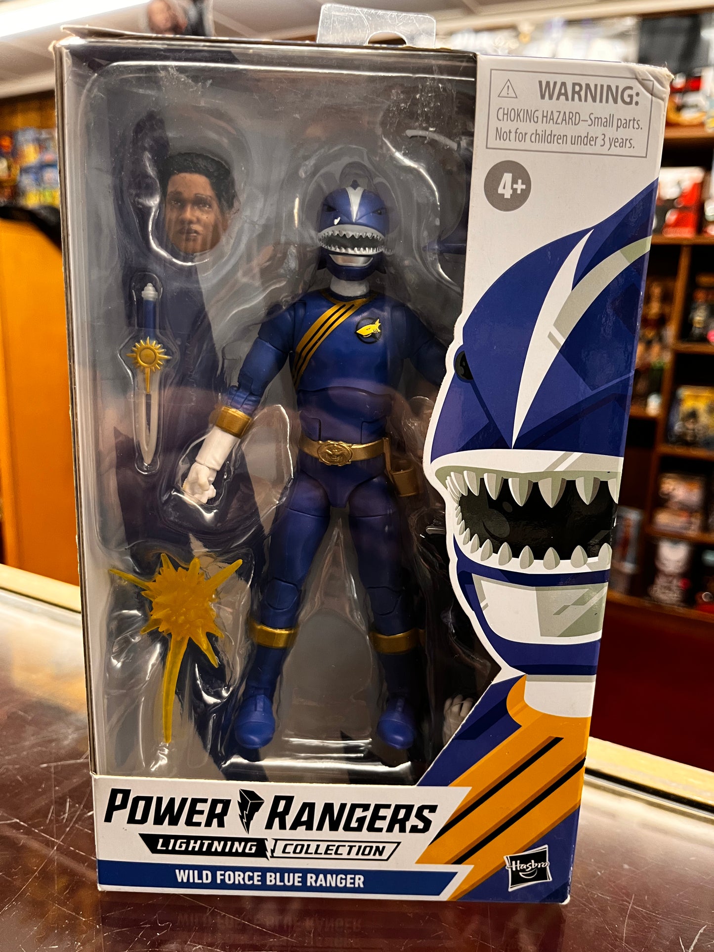 Power Rangers Lightning Collection Wild Force Blue Ranger 6" Action Figure