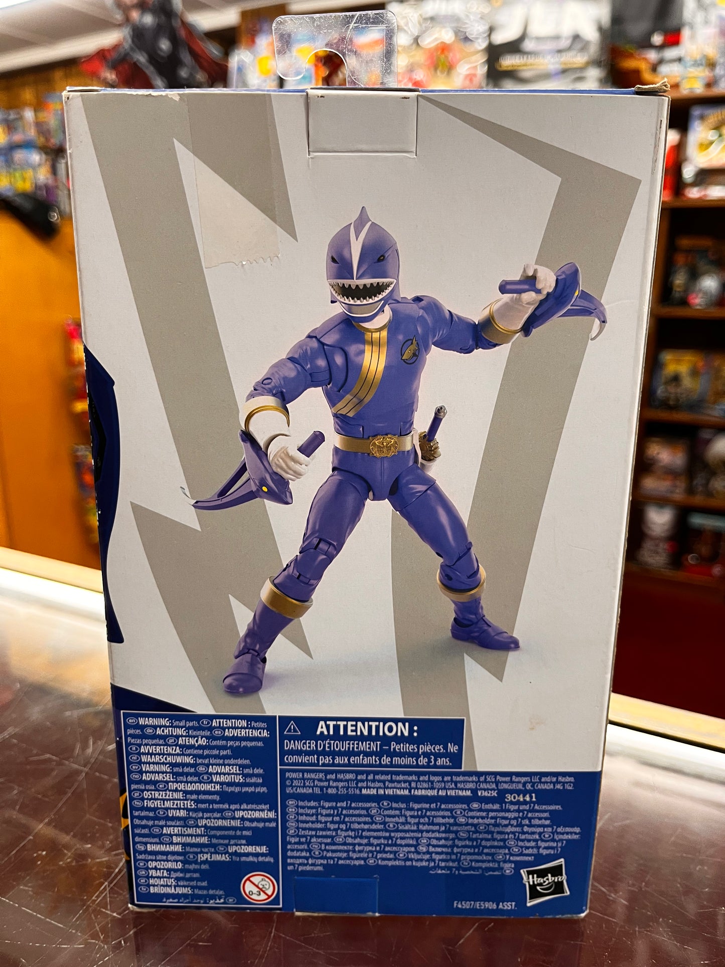 Power Rangers Lightning Collection Wild Force Blue Ranger 6" Action Figure