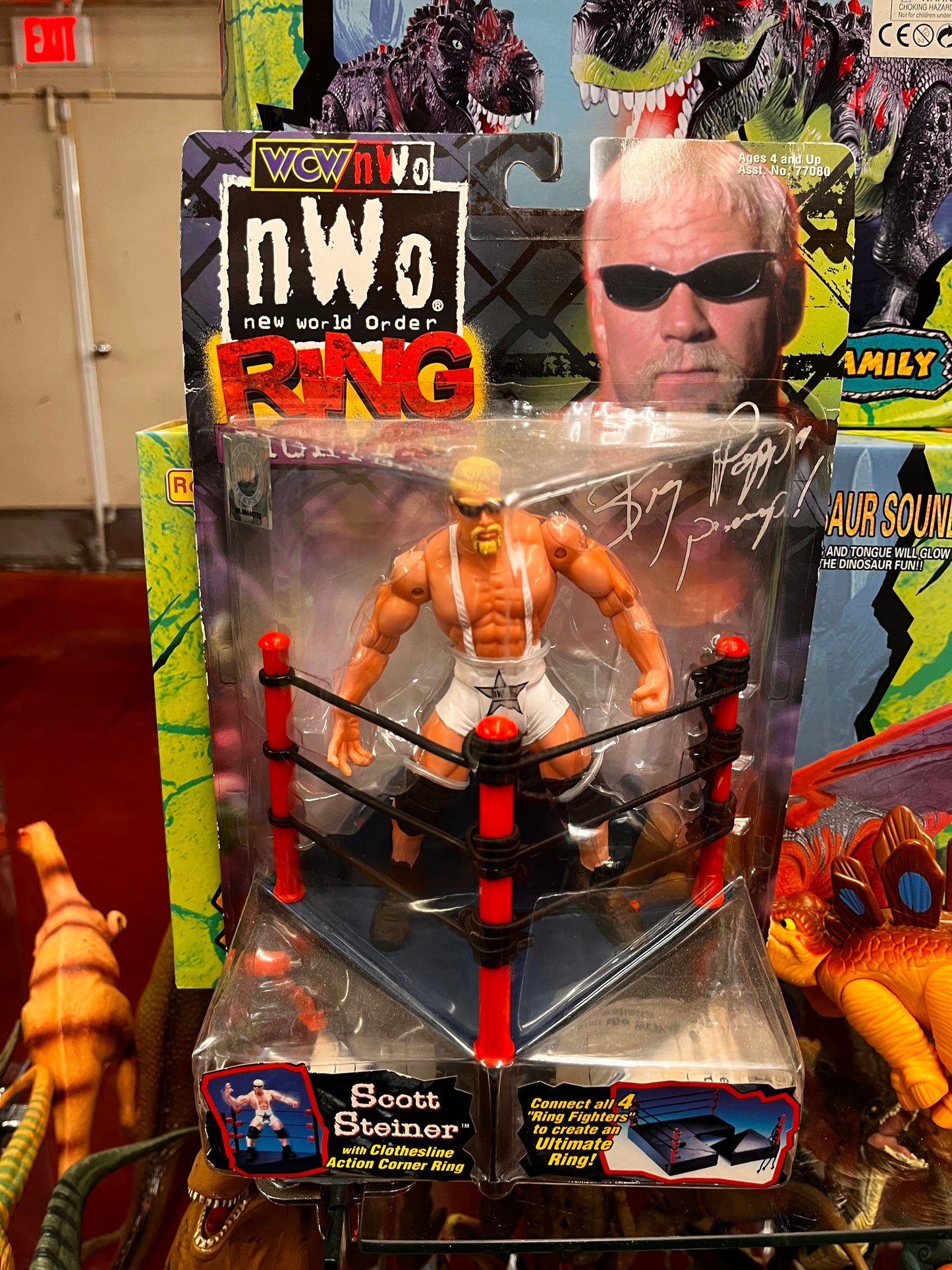 WCW NWO Ring Fighters Scott Steiner action figure Grand Toys Toy Biz 1999