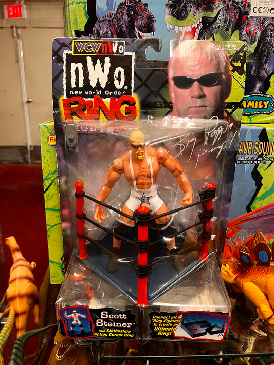WCW NWO Ring Fighters Scott Steiner action figure Grand Toys Toy Biz 1999