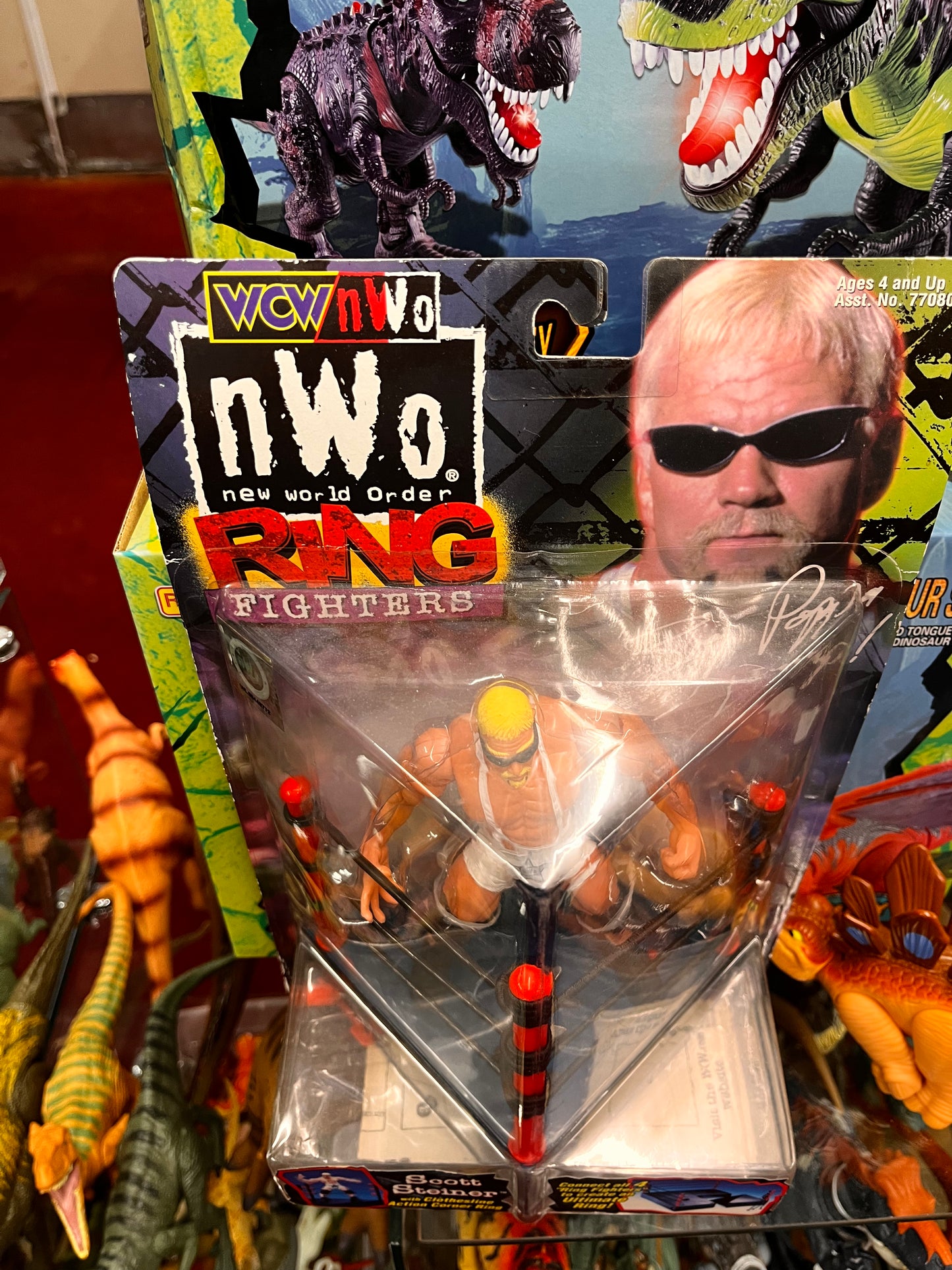 WCW NWO Ring Fighters Scott Steiner action figure Grand Toys Toy Biz 1999