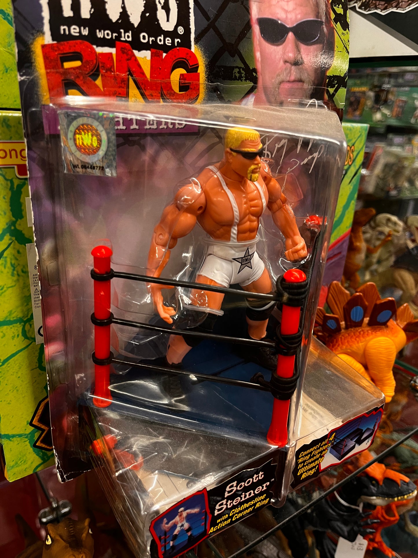 WCW NWO Ring Fighters Scott Steiner action figure Grand Toys Toy Biz 1999