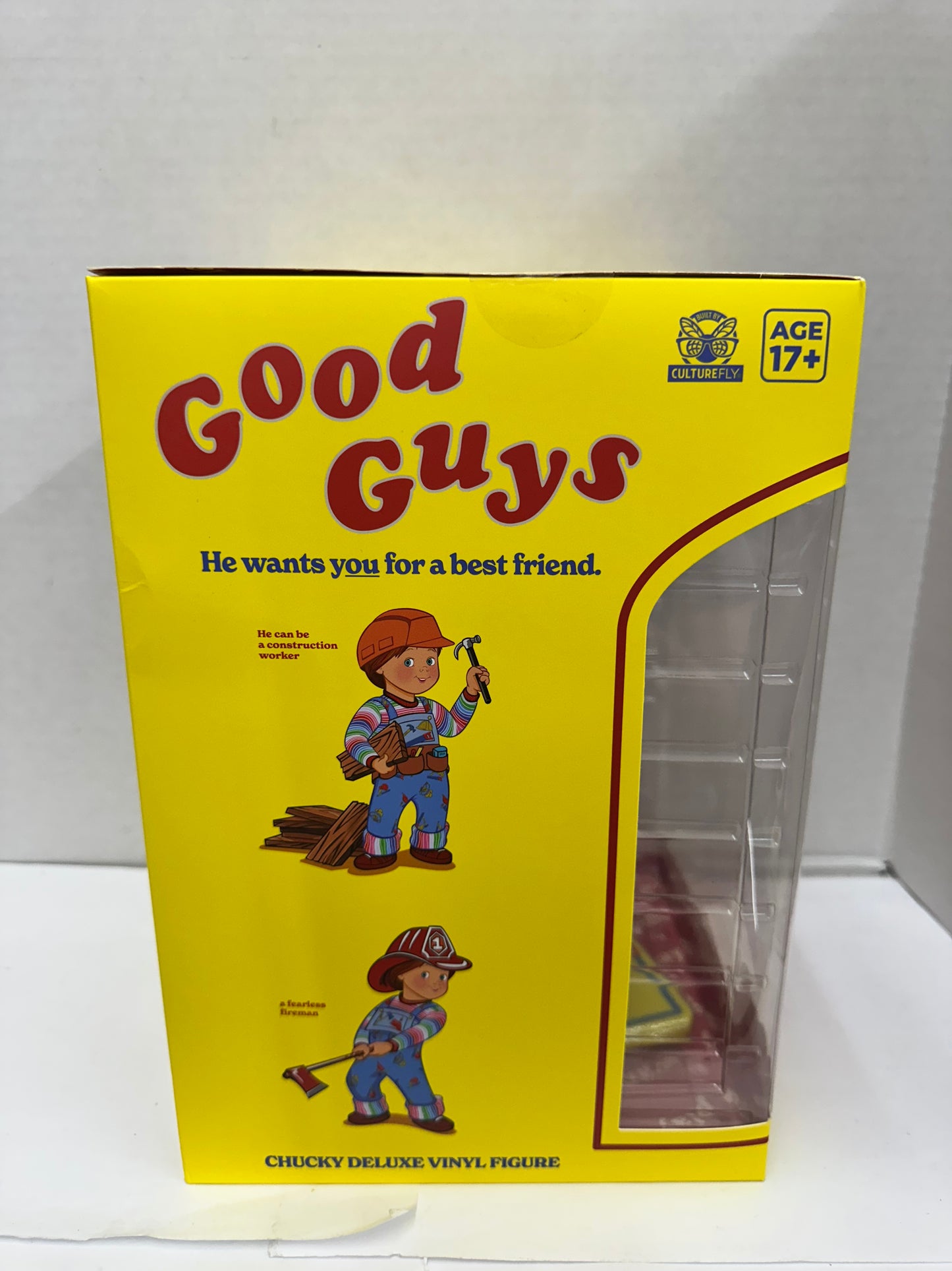 Chucky Deluxe Vinyl Figure Culturefly 9" Good Guys Charles Lee Ray New Sealed