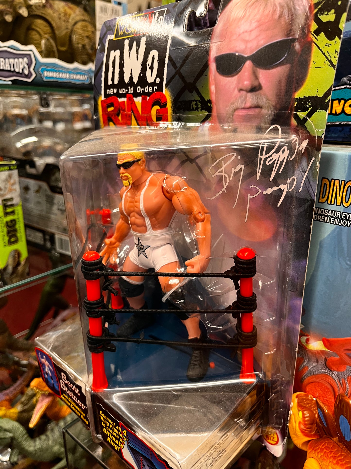 WCW NWO Ring Fighters Scott Steiner action figure Grand Toys Toy Biz 1999