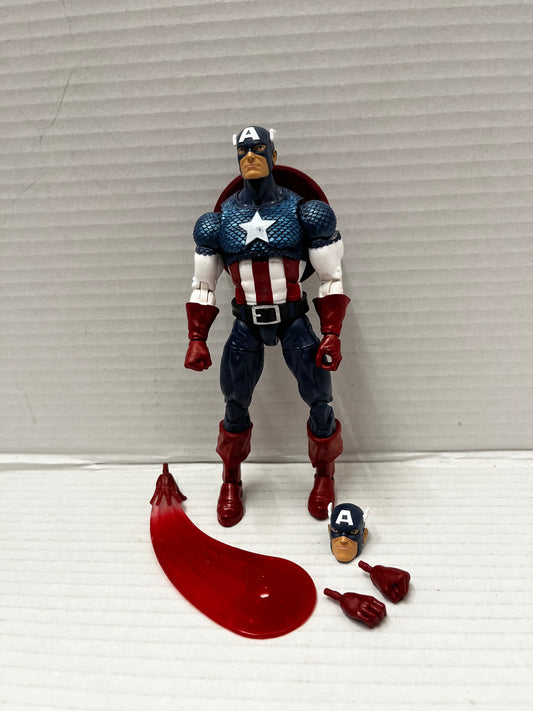Hasbro Marvel Legends CAPTAIN AMERICA 6" 1:12 COMPLETE 80th Anniversary Walmart