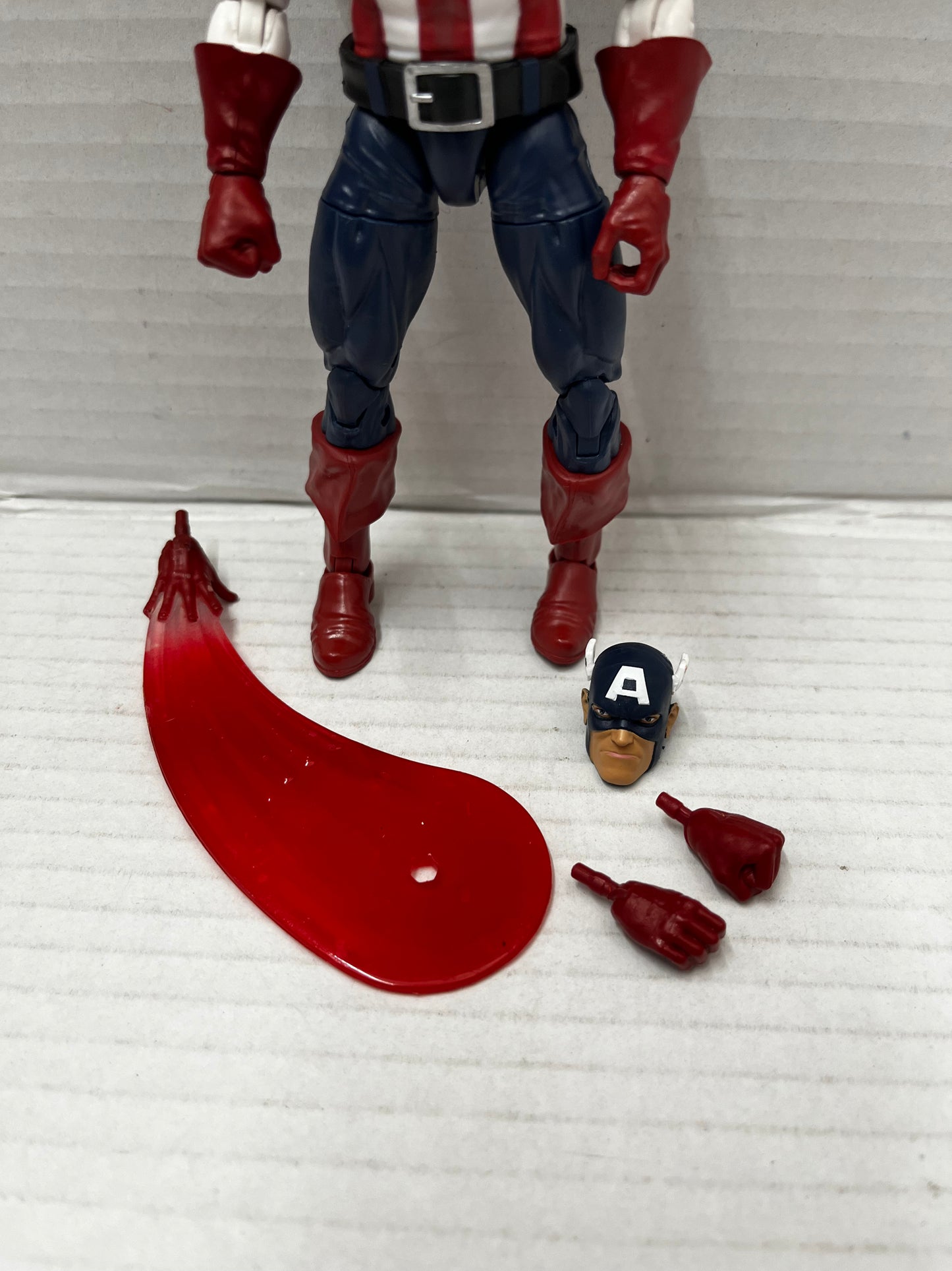 Hasbro Marvel Legends CAPTAIN AMERICA 6" 1:12 COMPLETE 80th Anniversary Walmart