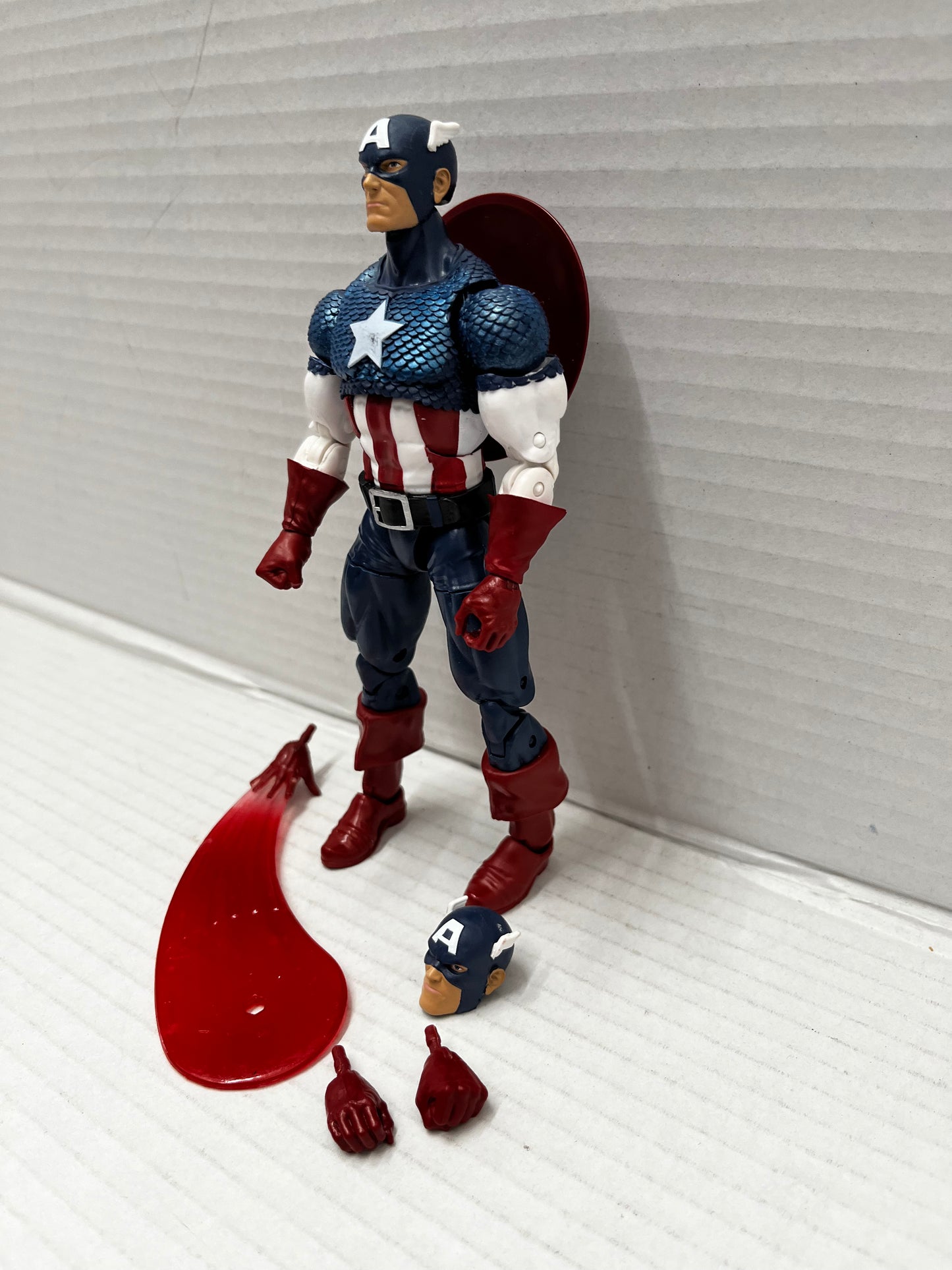 Hasbro Marvel Legends CAPTAIN AMERICA 6" 1:12 COMPLETE 80th Anniversary Walmart
