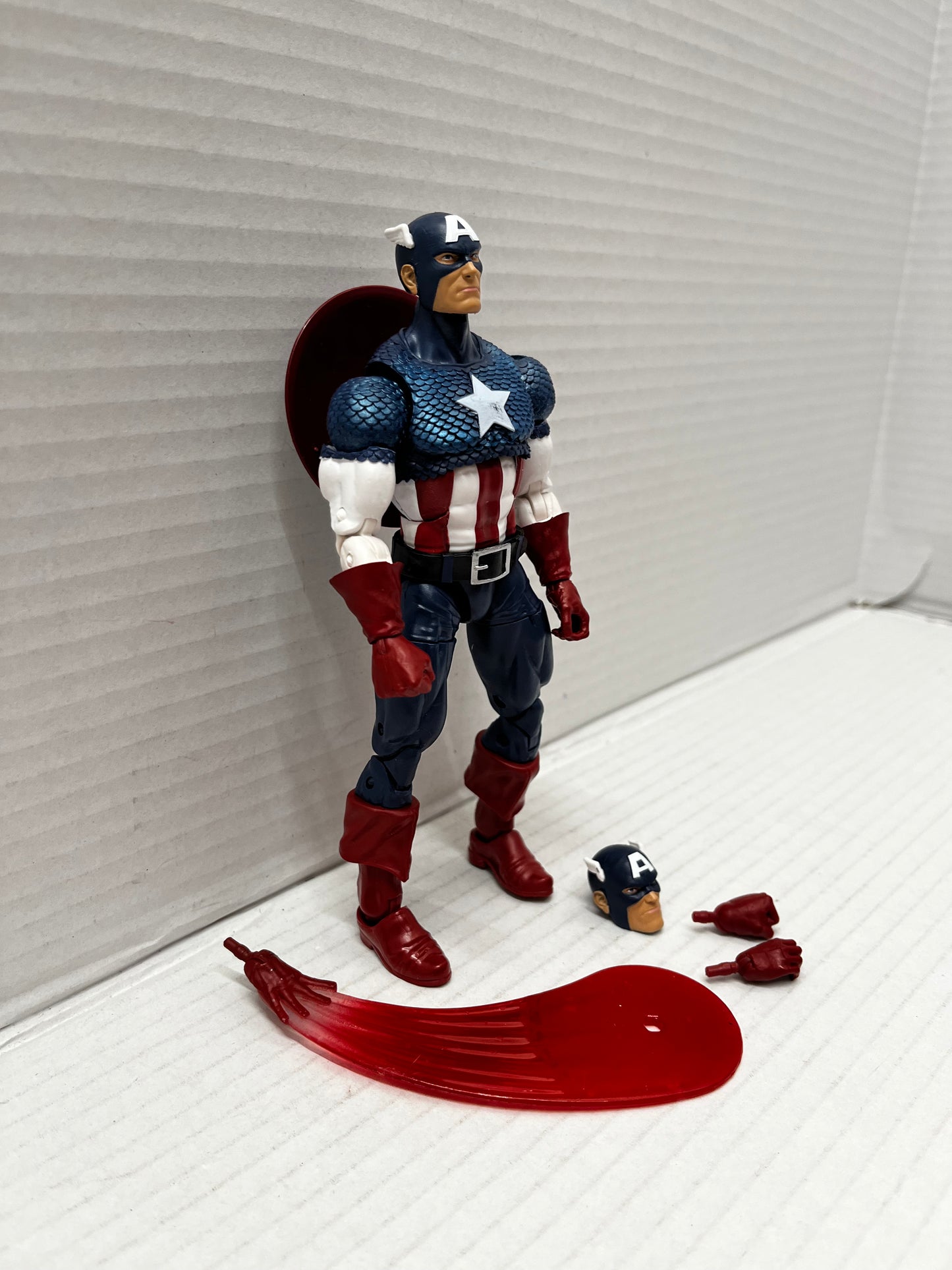 Hasbro Marvel Legends CAPTAIN AMERICA 6" 1:12 COMPLETE 80th Anniversary Walmart