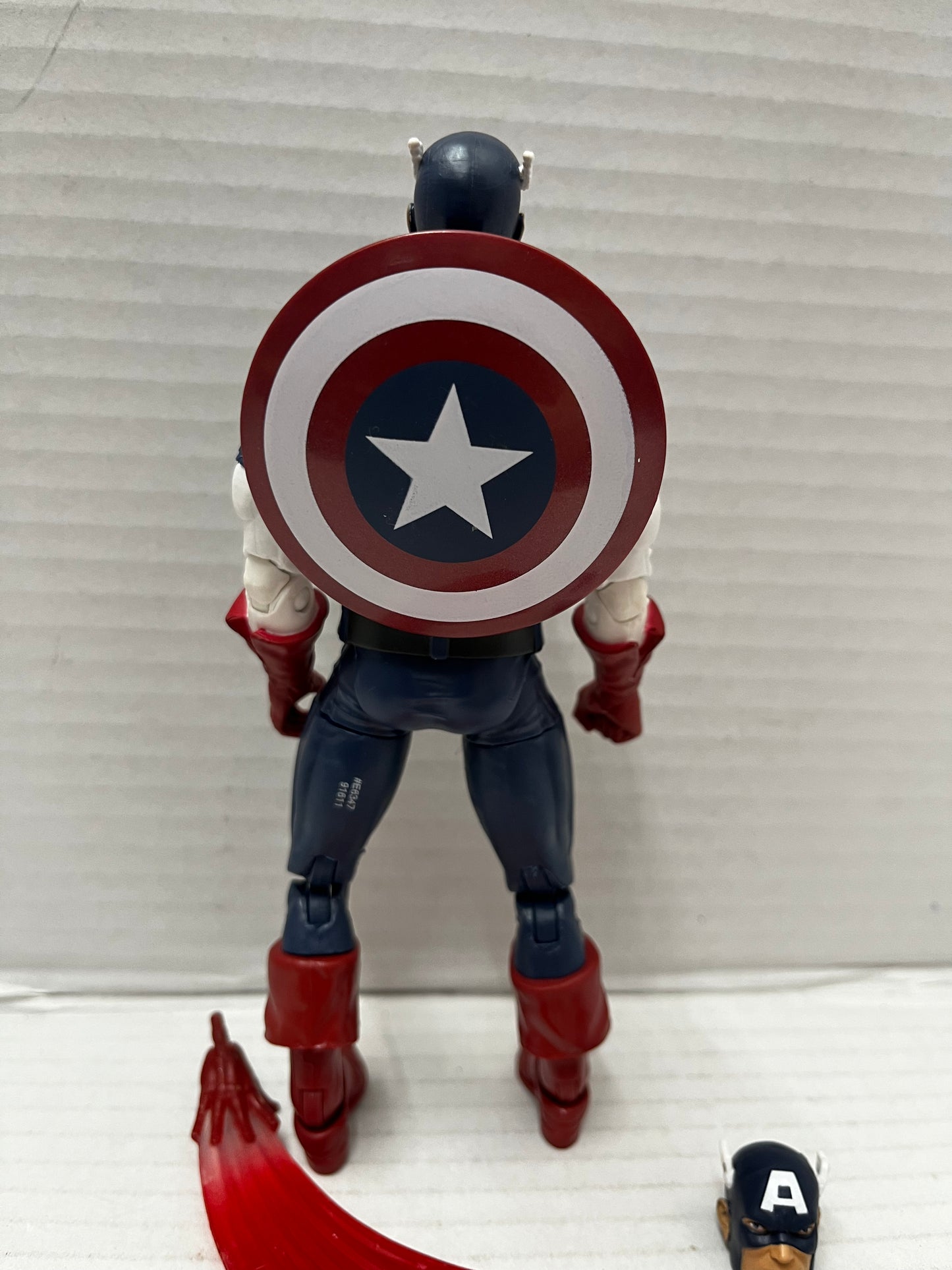 Hasbro Marvel Legends CAPTAIN AMERICA 6" 1:12 COMPLETE 80th Anniversary Walmart