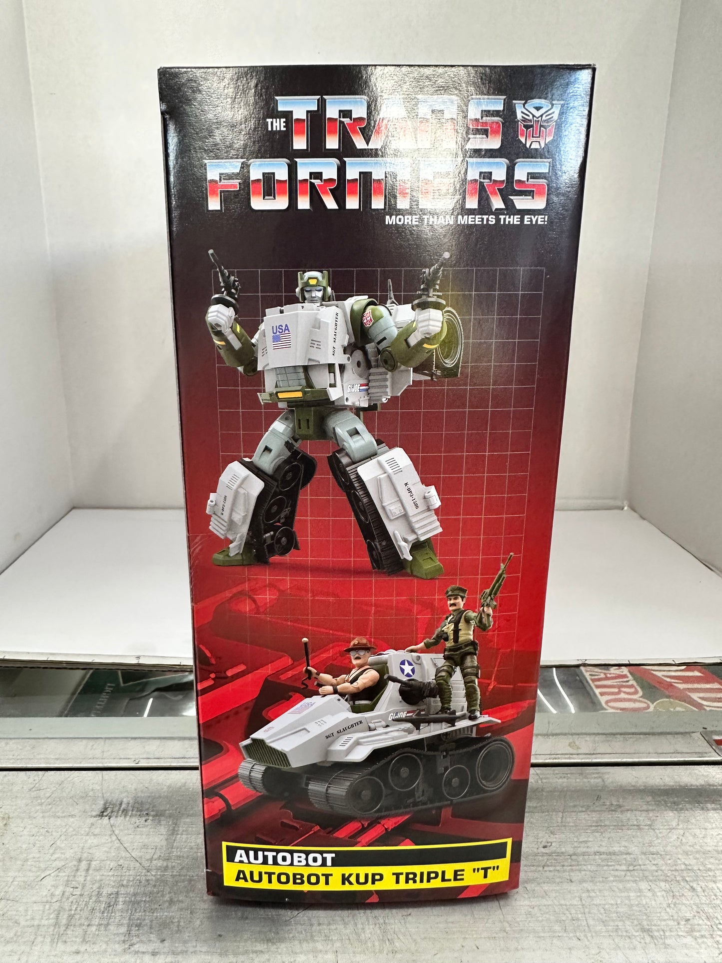 Hasbro Transformers G.I. Joe Autobot Kup Triple "T" Leatherneck SGT. Slaughter