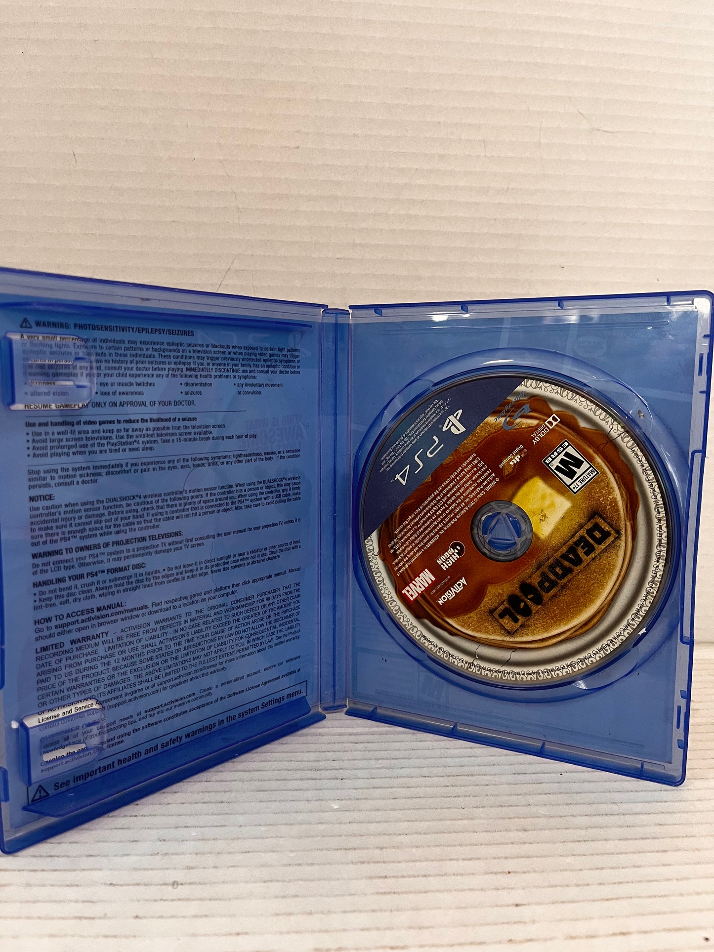 Deadpool (Sony PlayStation 4, 2015) Marvel