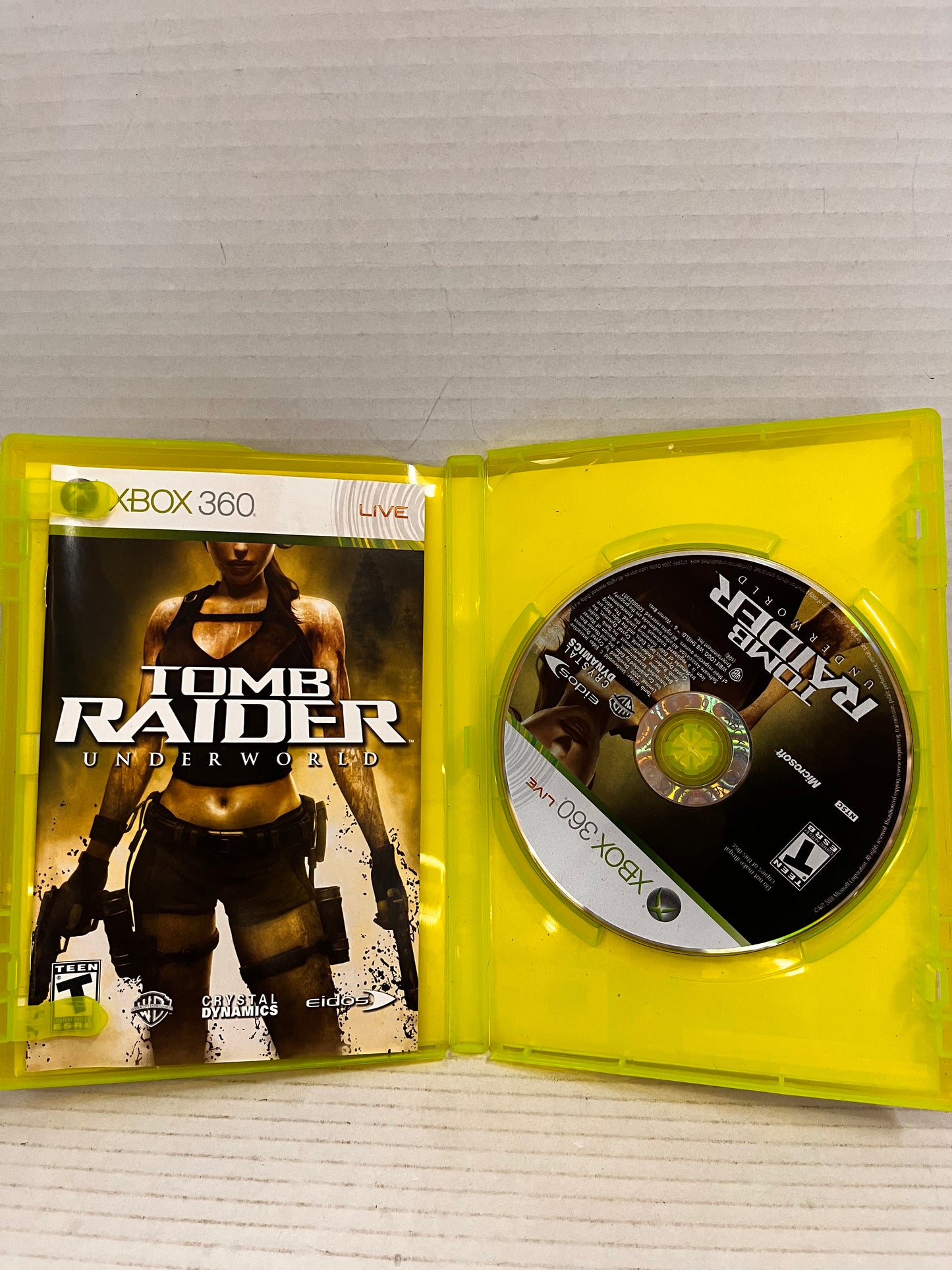 Tomb Raider Underworld Xbox 360 Complete CIB - (See Pics) With Manual