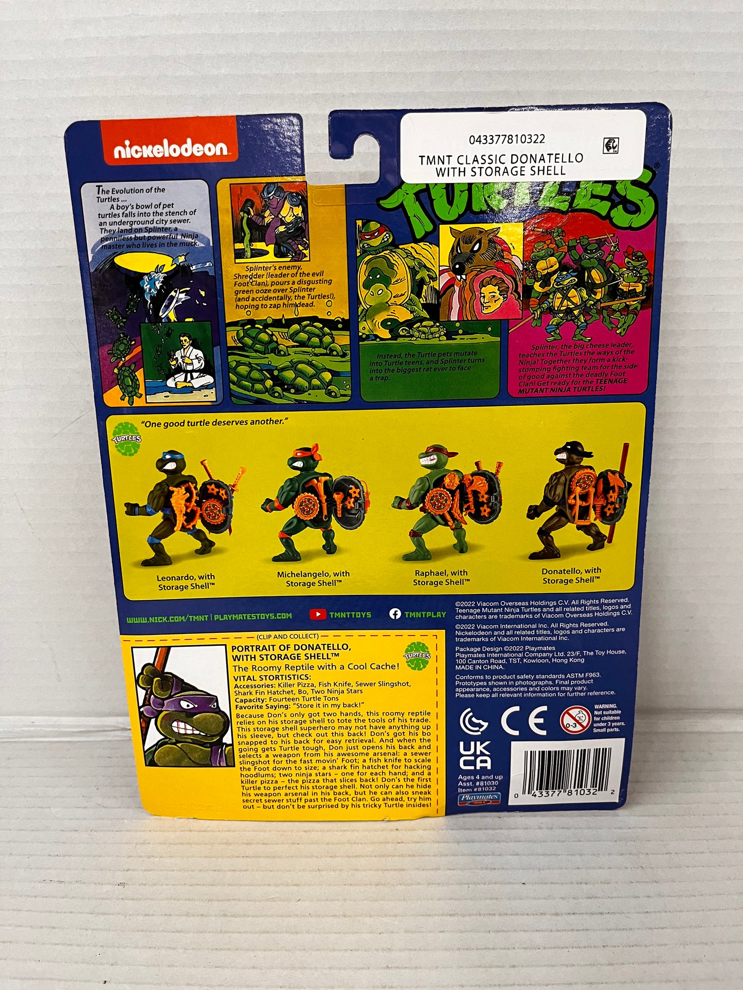 Teenage Mutant Ninja Turtles Donatello TMNT Action Figure NEW NIB Playmates Toys