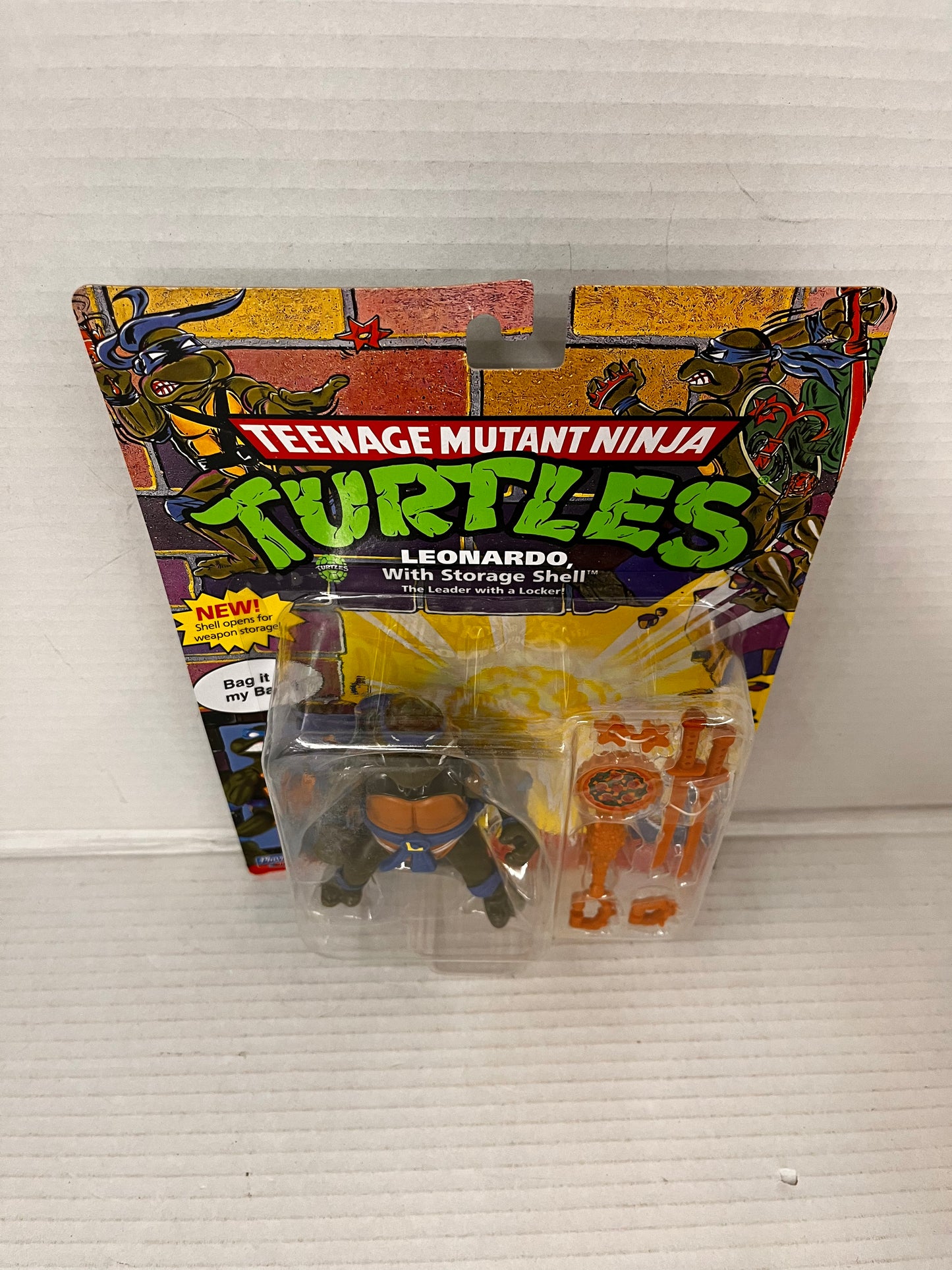 Teenage Mutant Ninja Turtles Storage Shell Leonardo TMNT Playmates NEW