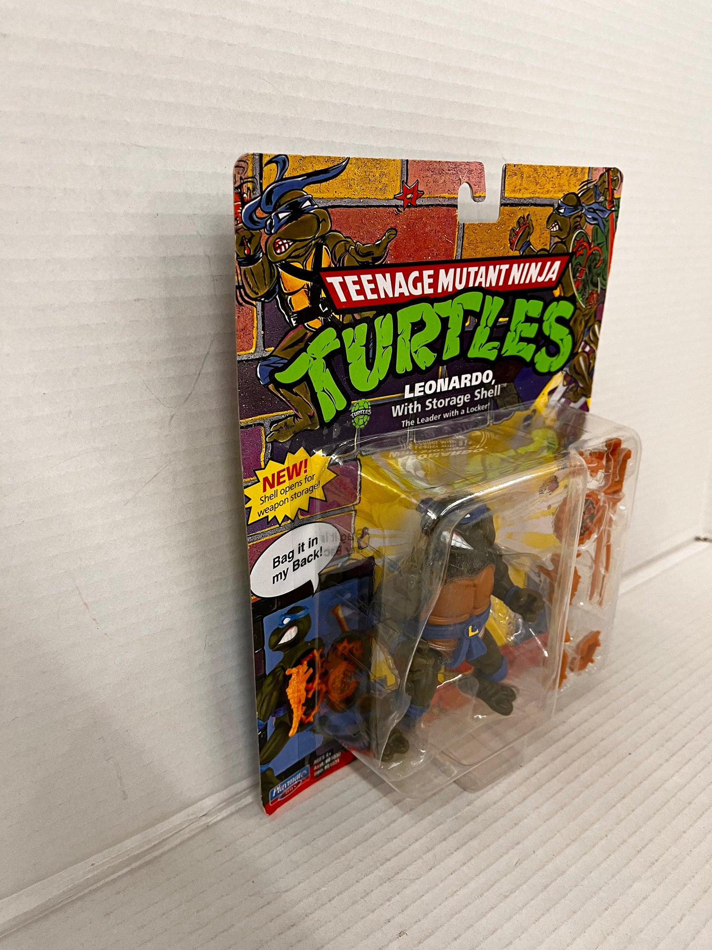 Teenage Mutant Ninja Turtles Storage Shell Leonardo TMNT Playmates NEW