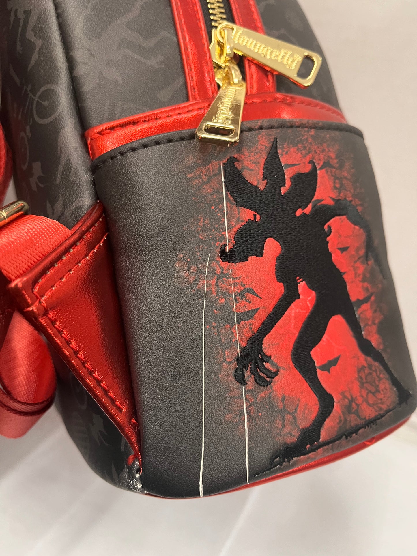 NWT Loungefly Stranger Things Final Showdown Light-Up BoxLunch Mini Backpack
