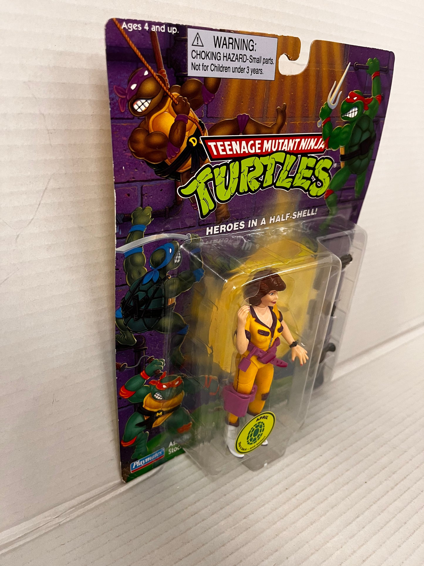 Vntg 1995 Playmates TMNT Teenage Mutant Ninja Turtles Action Figure April O'Neil