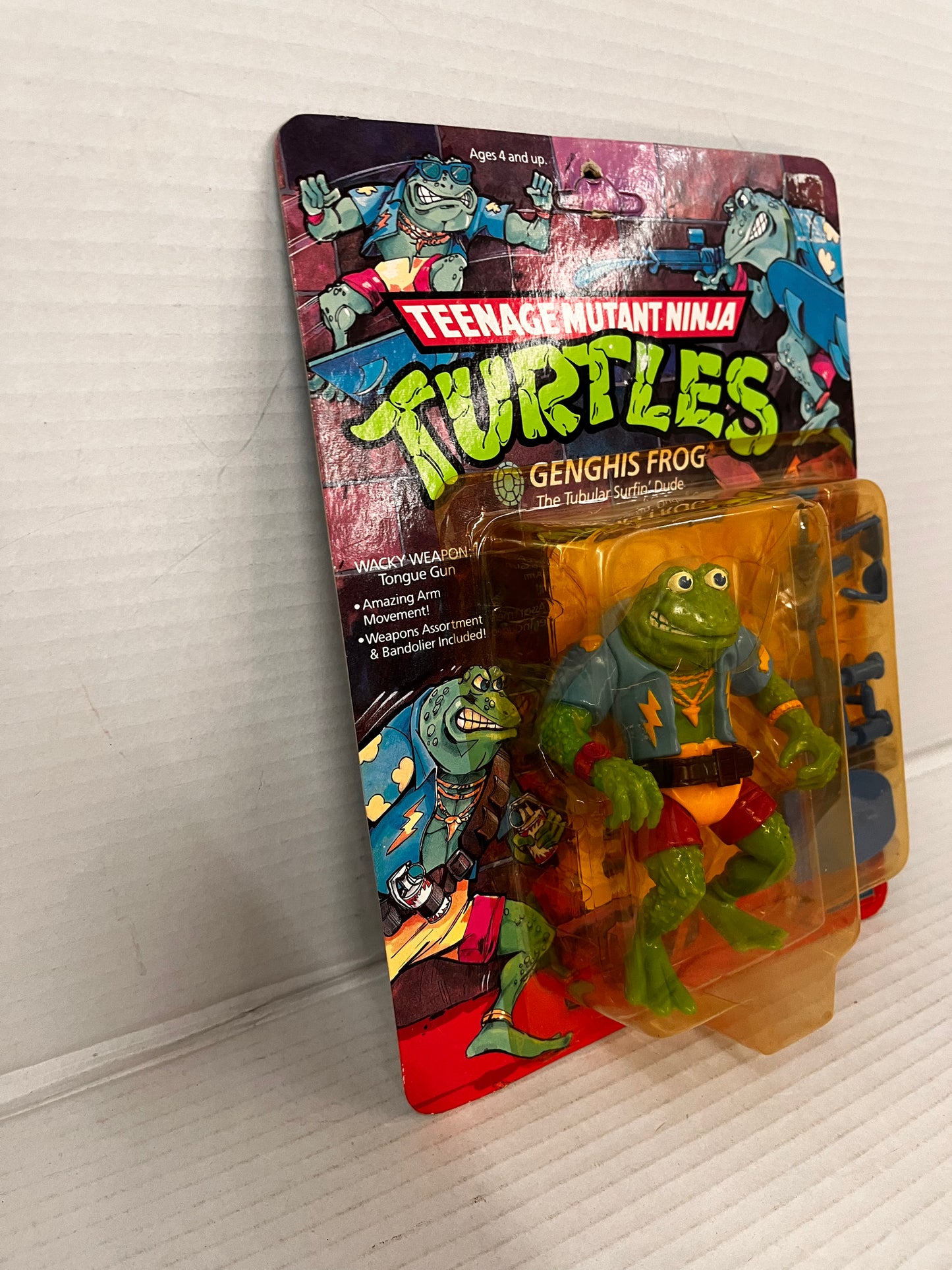 TMNT 1989 Teenage Mutant Ninja Turtles Genghis Frog Factory Sealed