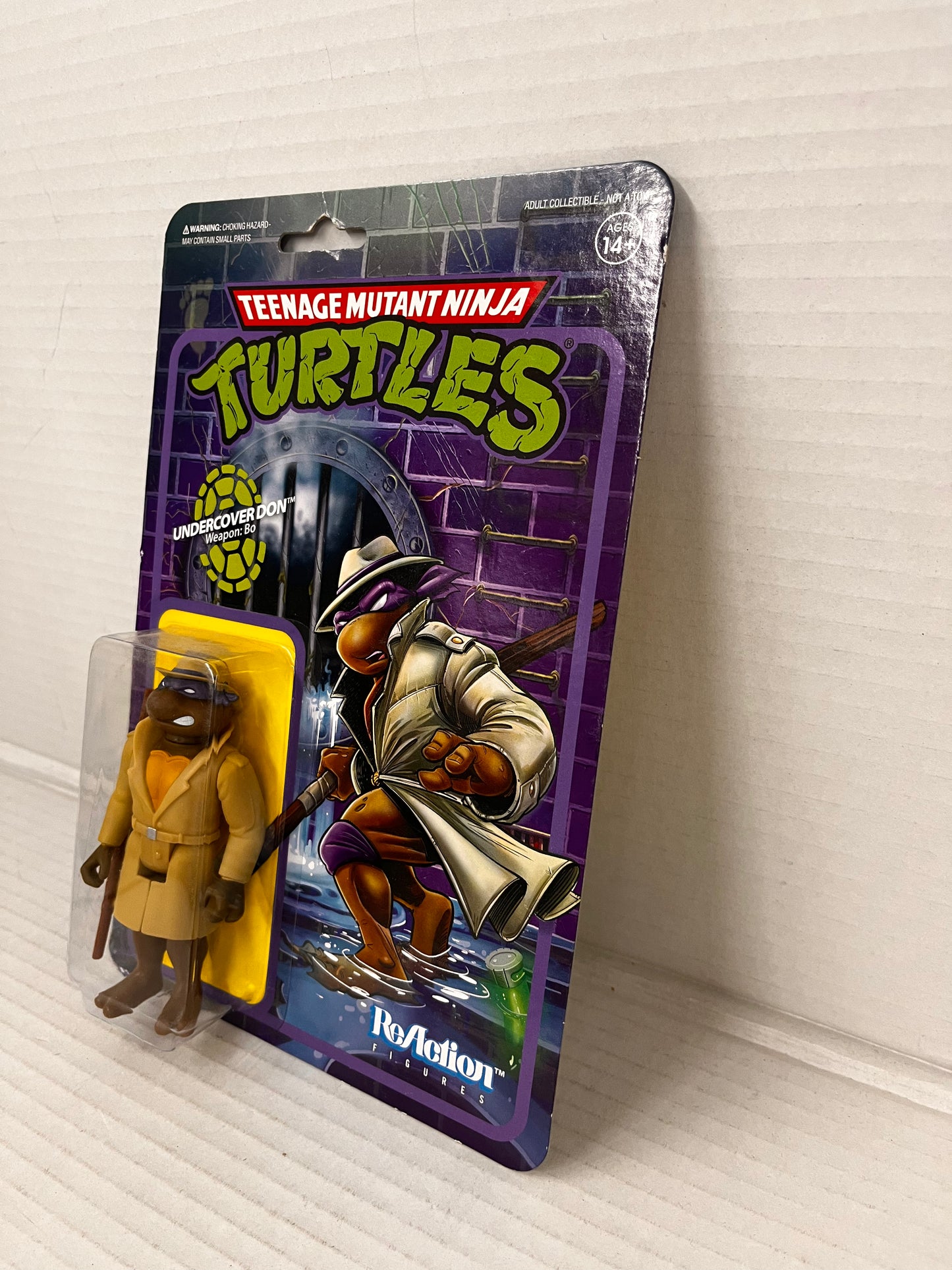 Super7 Teenage Mutant Ninja Turtles Undercover Don ReAction Figure