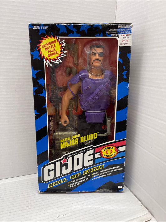 G.I.Joe 1993 Major Bludd Cobra Enemy 12" Action Figure Hall Of Fame - New Sealed