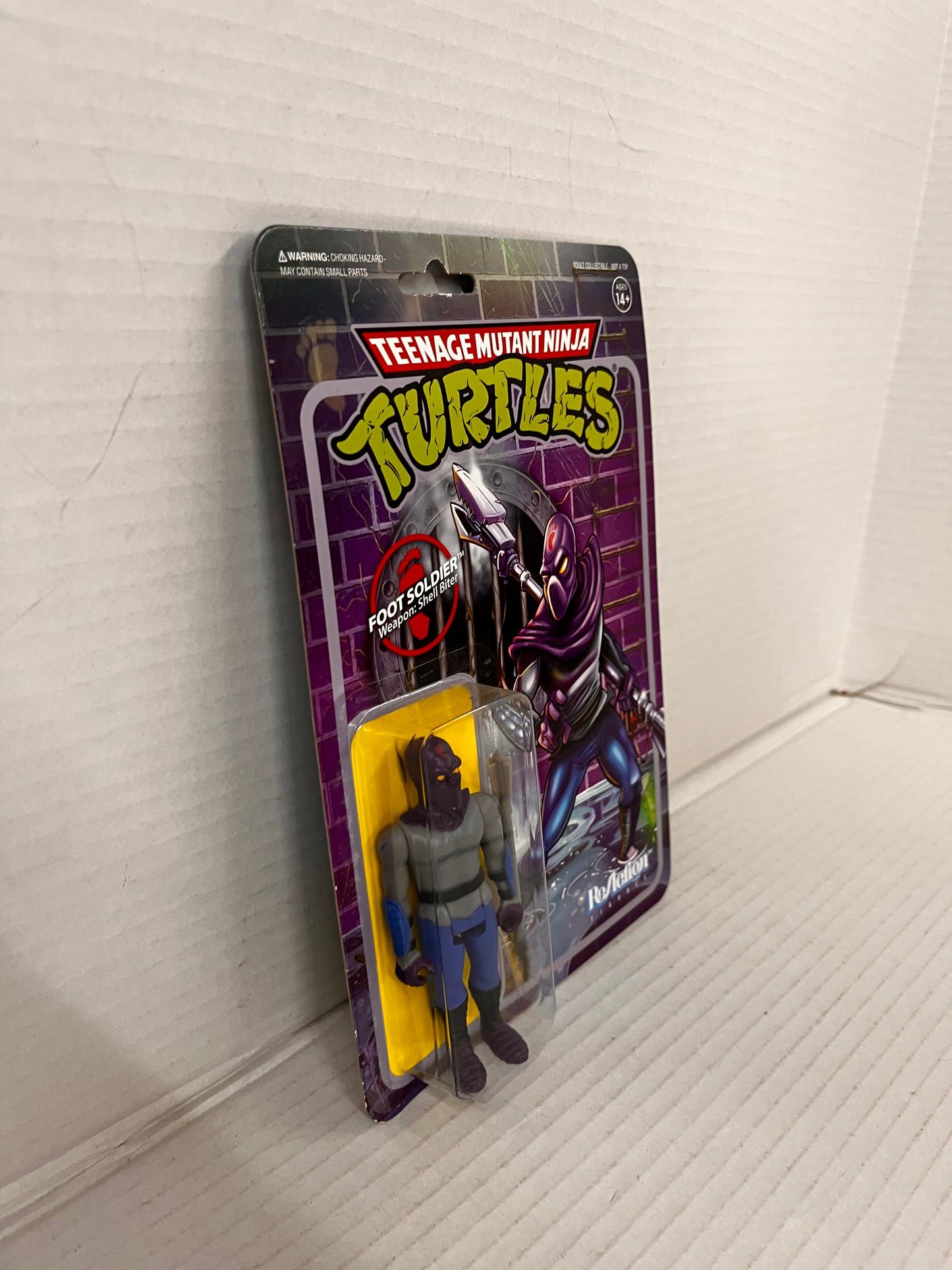 Super7 Foot Soldier TMNT Teenage Mutant Ninja Turtles Reaction Action Figure New