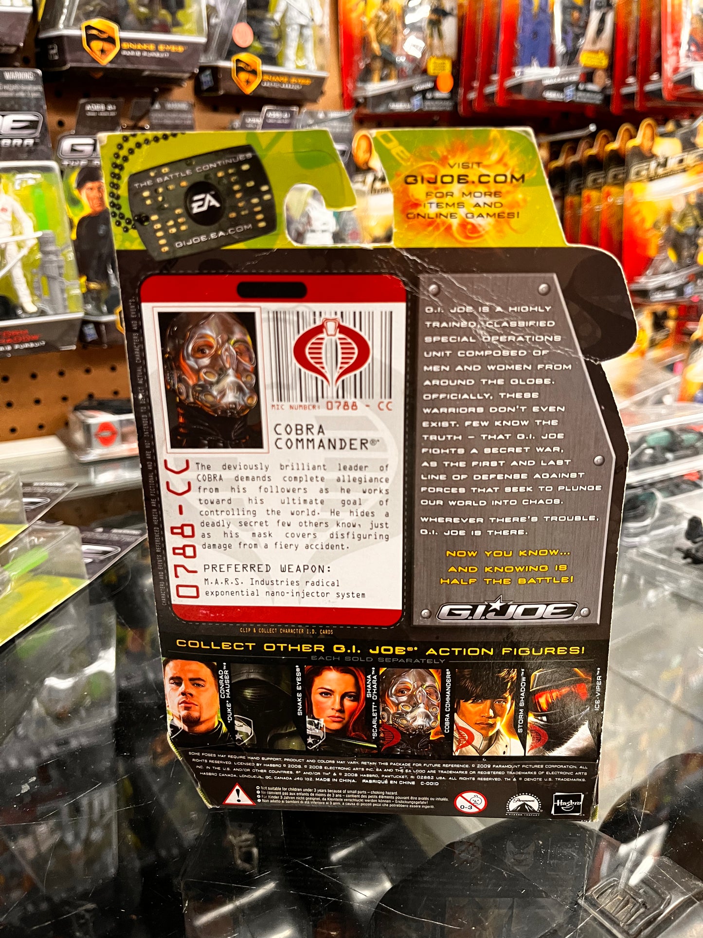 Hasbro GI Joe Rise of Cobra ROC Cobra Commander Action Figure 2009