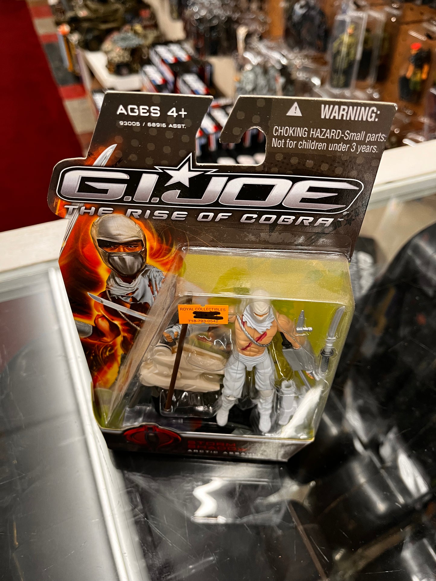 GI Joe Rise of Cobra Storm Shadow Arctic Assault 3.75" Action Figure 2009 Hasbro