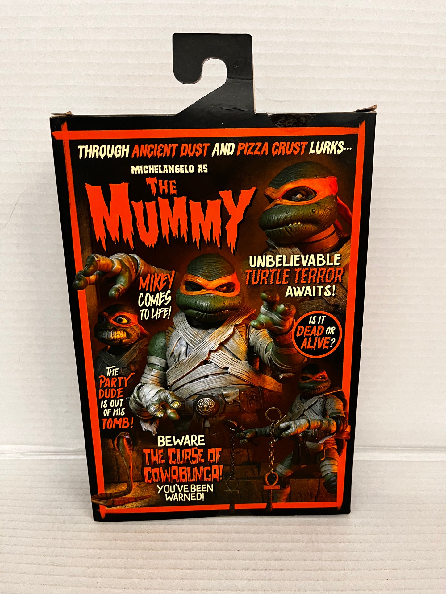 New NECA TMNT Ultimate Michelangelo as The Mummy Action Figure Ninja Turtles