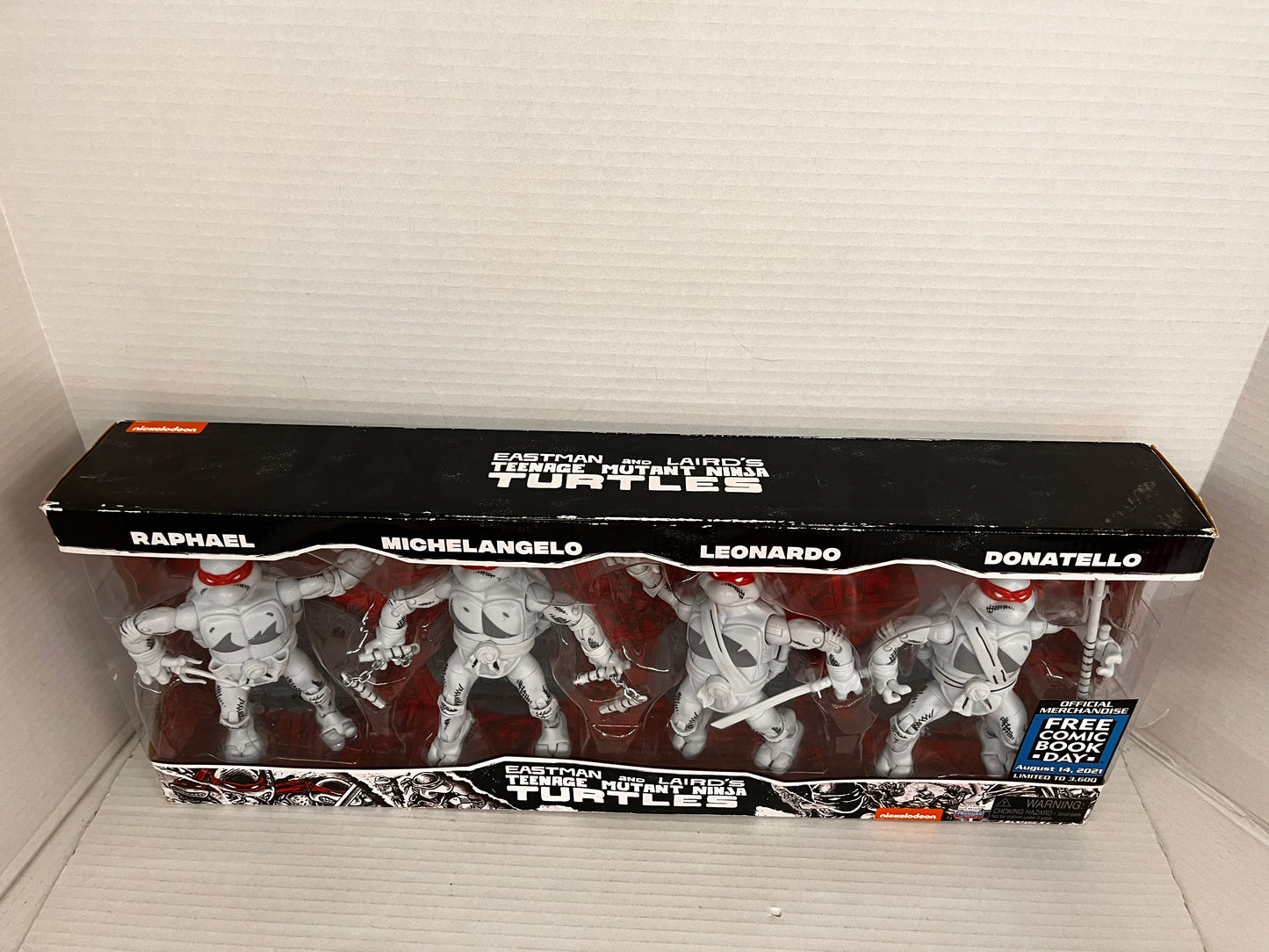 FCBD 2021 TEENAGE MUTANT NINJA TURTLES Elite Series PX 4-Pack Action Figure Set
