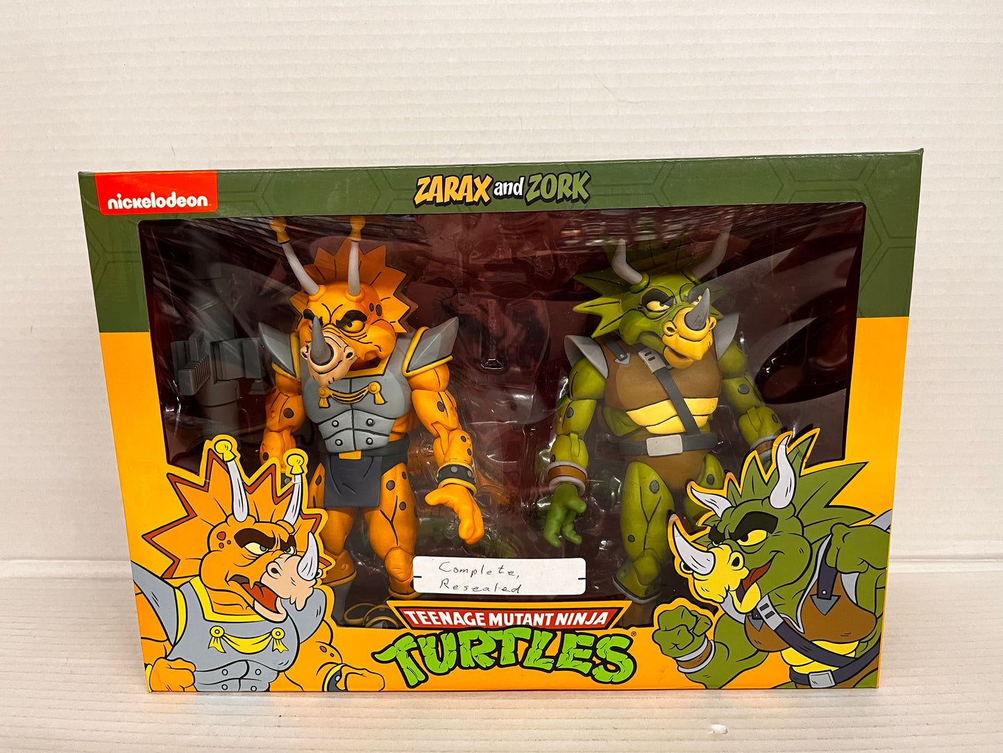 NECA Teenage Mutant Ninja Turtles Wingnut & Screwloose 7" Figure Set OPEN BOX