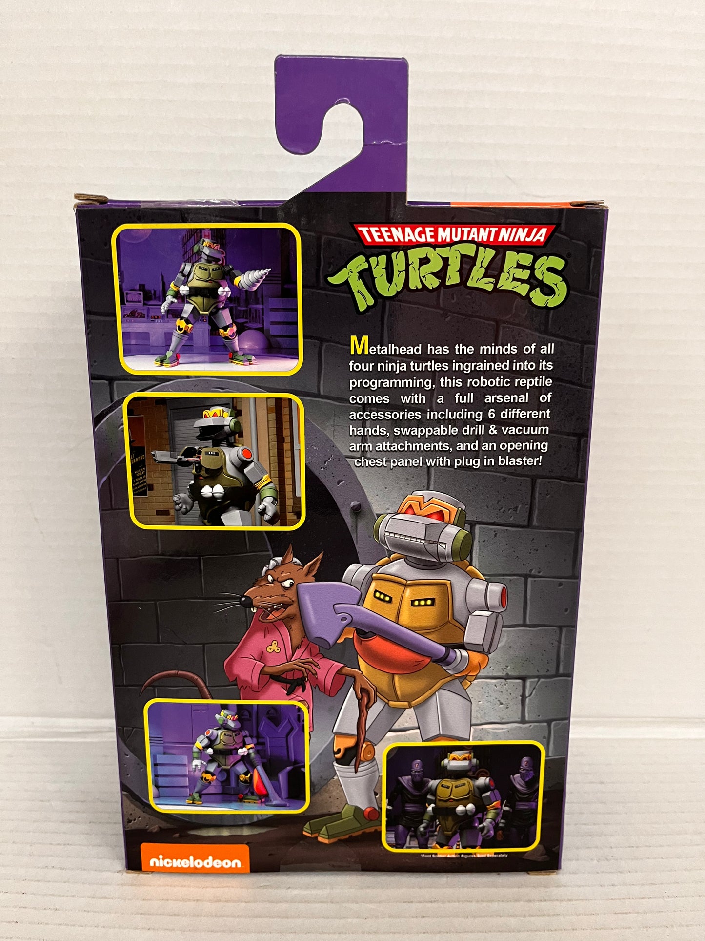 NECA TMNT Teenage Mutant Ninja Turtles NECA Metalhead OPEN BOX