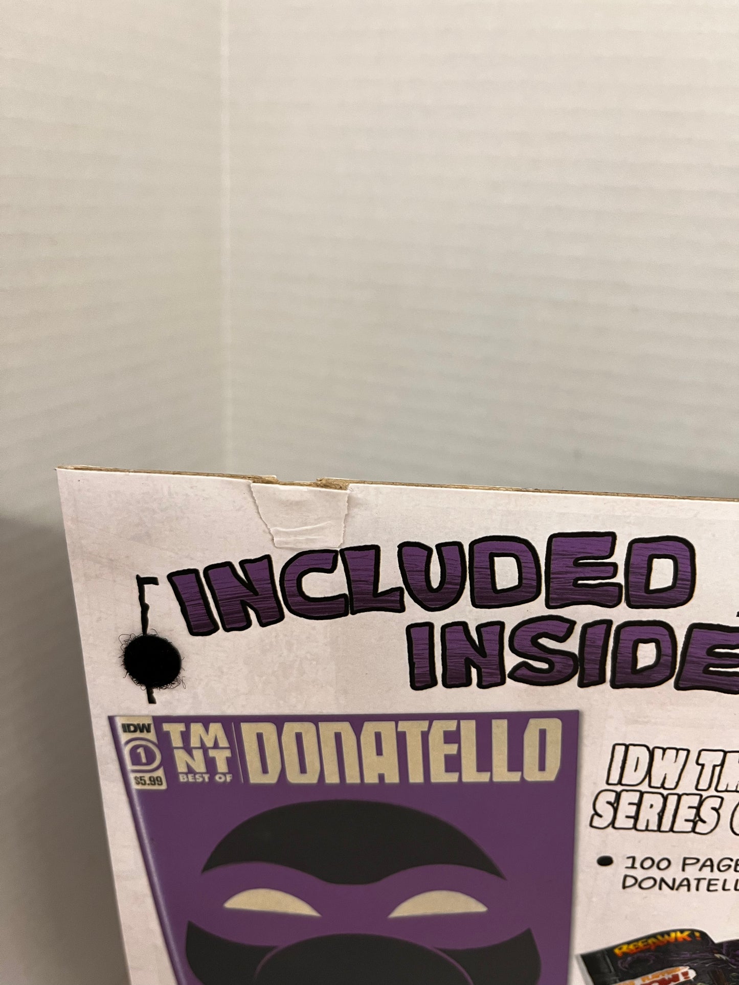 BST AXN TMNT IDW DONATELLO 5" ACTION FIGURE WITH COMIC BOOK NINJA TURTLES
