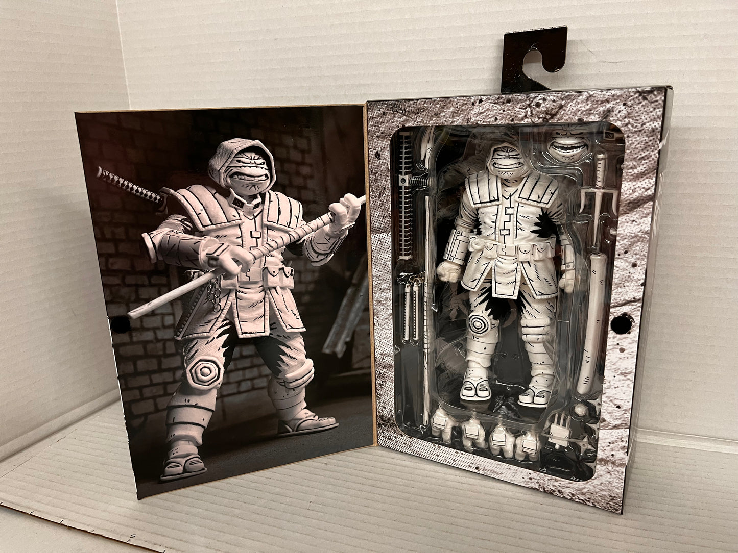 New Sealed Neca Teenage Mutant Ninja Turtles Black & White The Last Ronin
