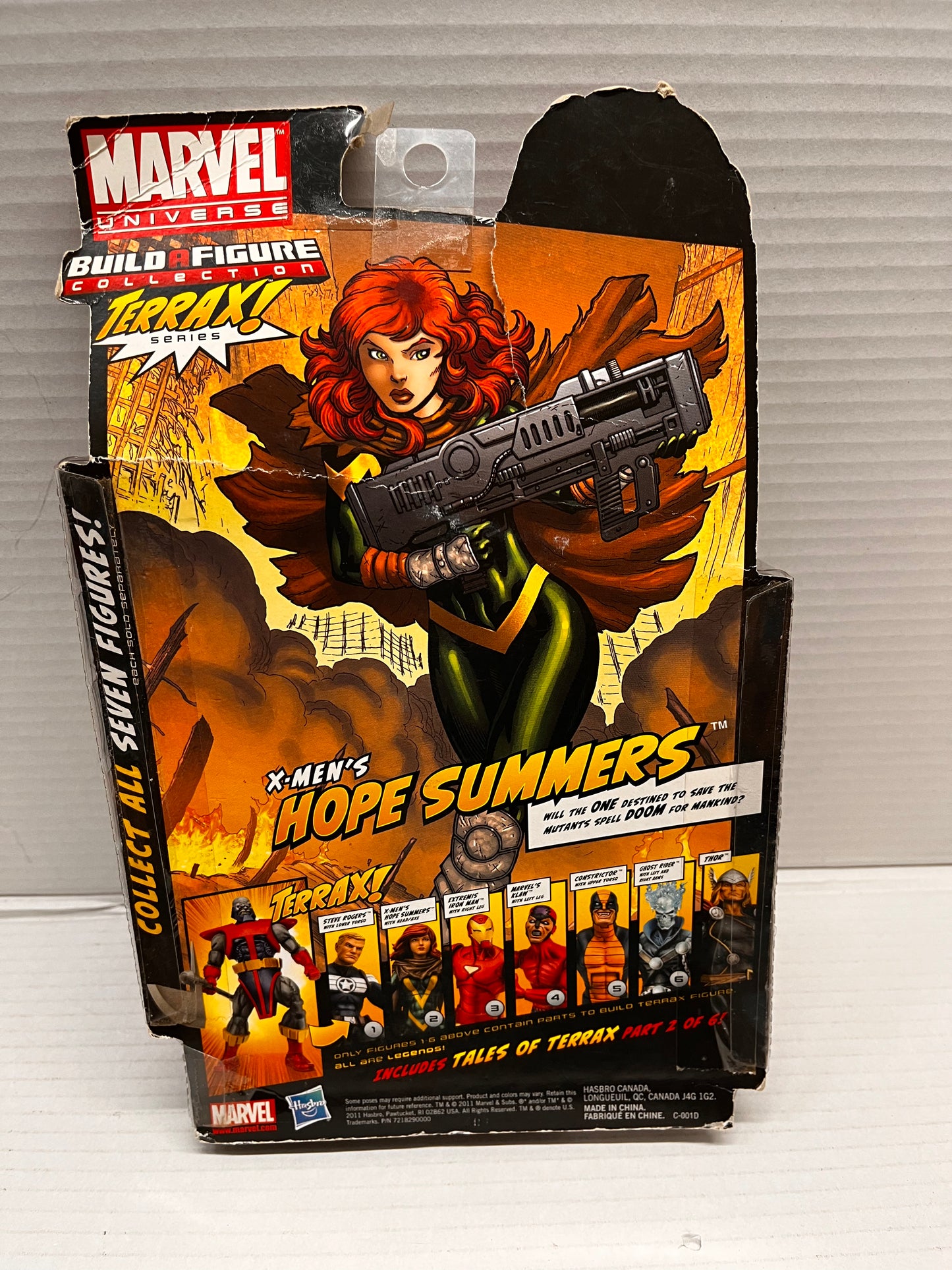 Marvel Legends Universe 6" Hope Summers Terrax BAF Series 2011 New