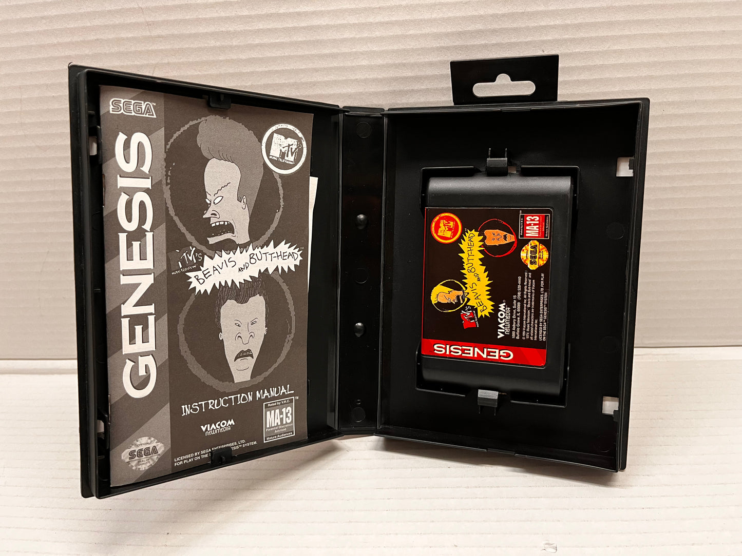 MTV's Beavis and Butt-Head (Sega Genesis, 1994) CIB
