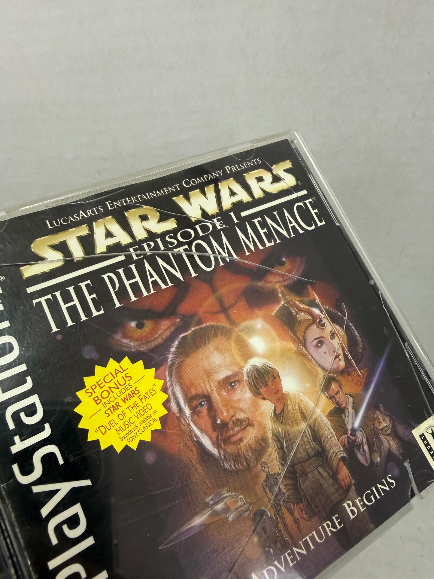 Star Wars Episode I The Phantom Menace (PlayStation 1 PS1, 1999) Black Label CIB