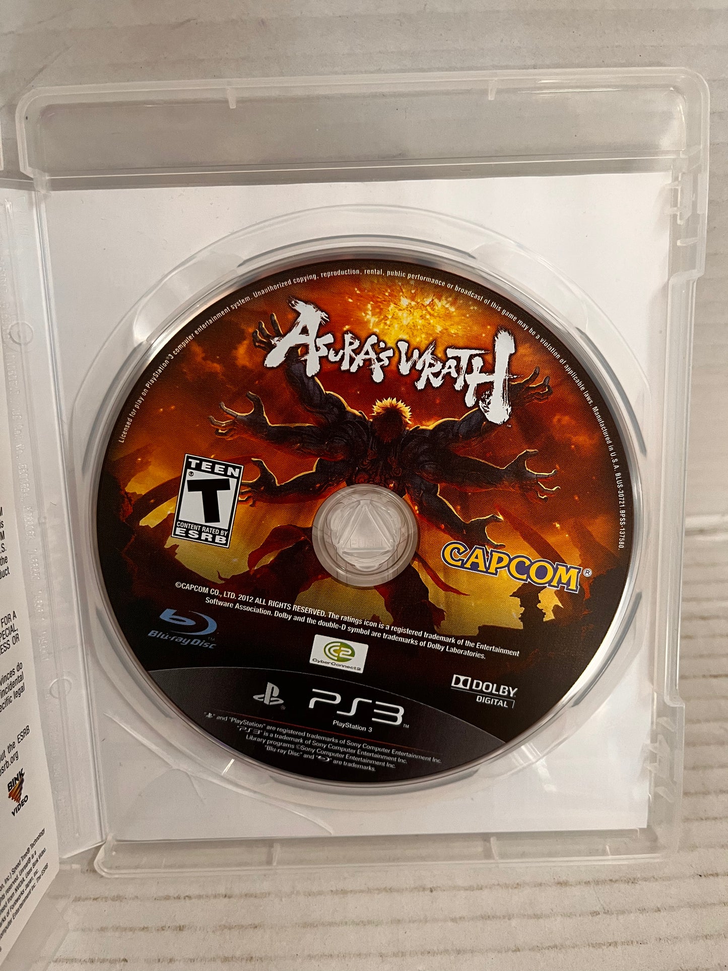 Asura's Wrath (Sony PlayStation 3, 2012) PS3