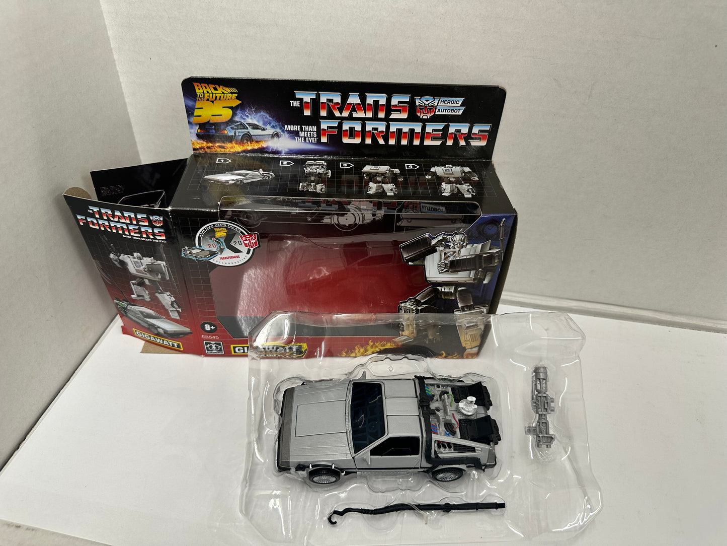 Hasbro Transformers Back to the Future Gigawatt 6 Inch Action Figure