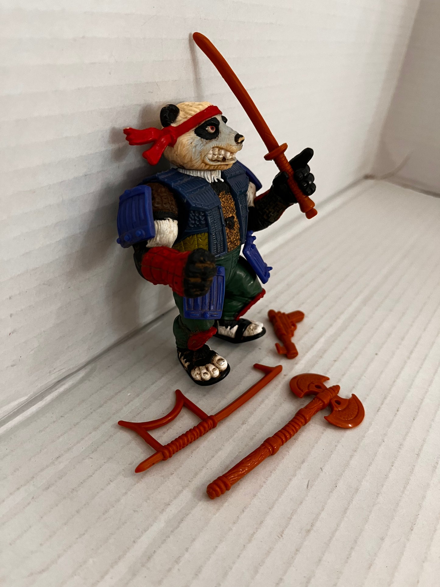 1990 Panda Khan Complete Vintage TMNT Figure - #1