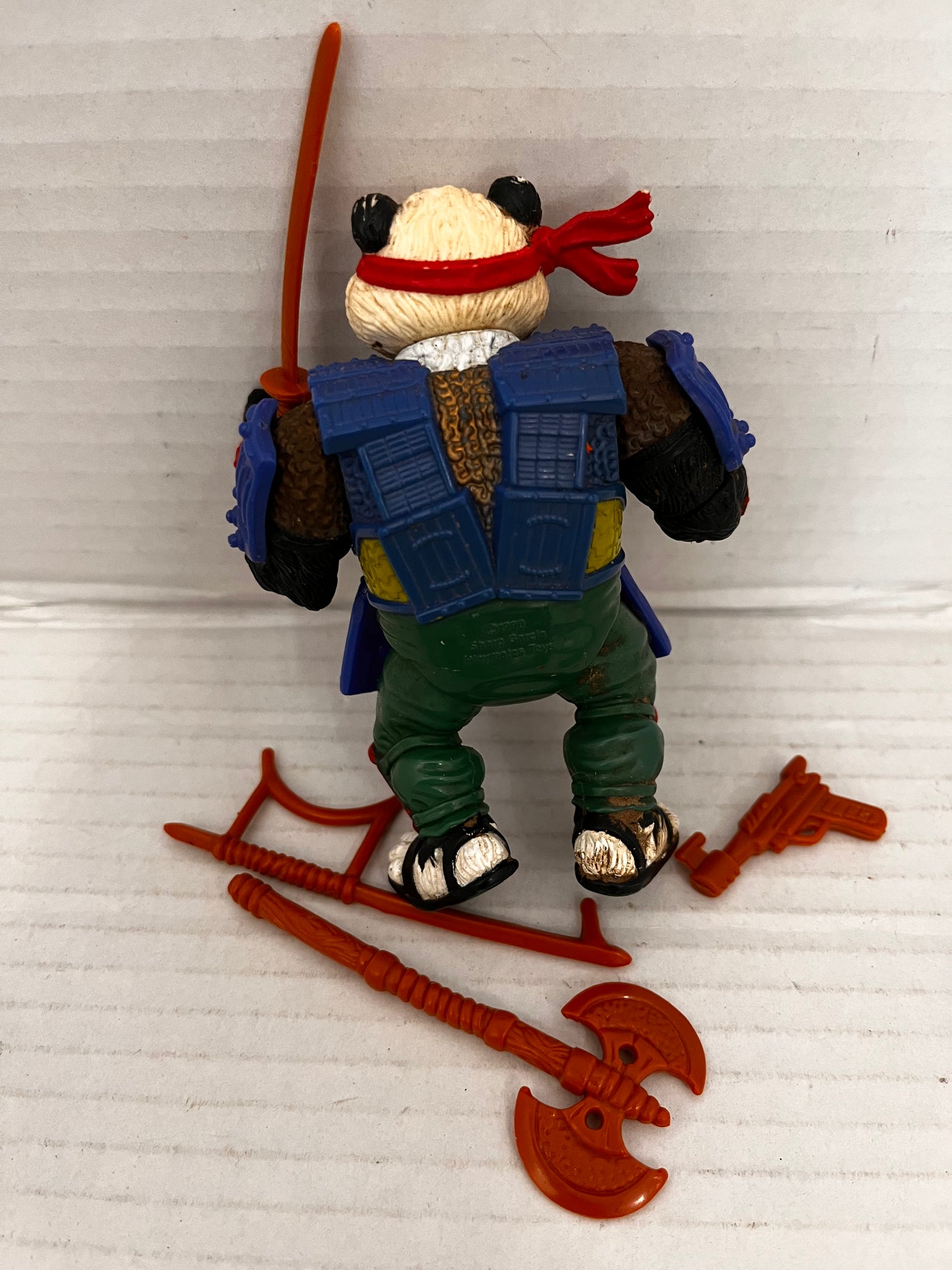 1990 Panda Khan Complete Vintage TMNT Figure - #1