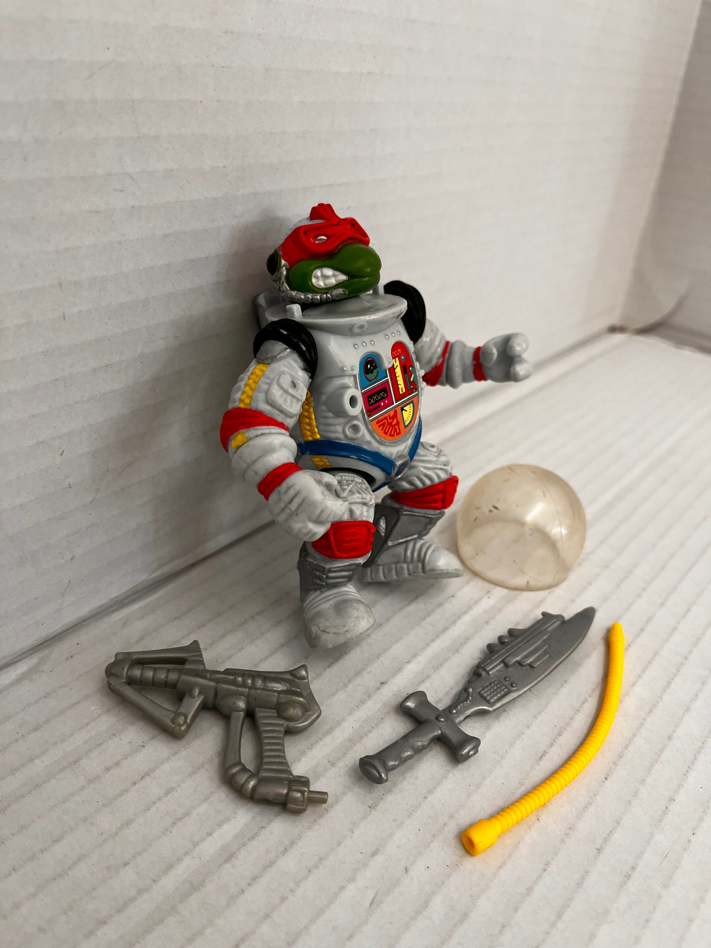 Vtg TMNT Disguised Turtles RAPH THE SPACE CADET 100% COMPLETE #2